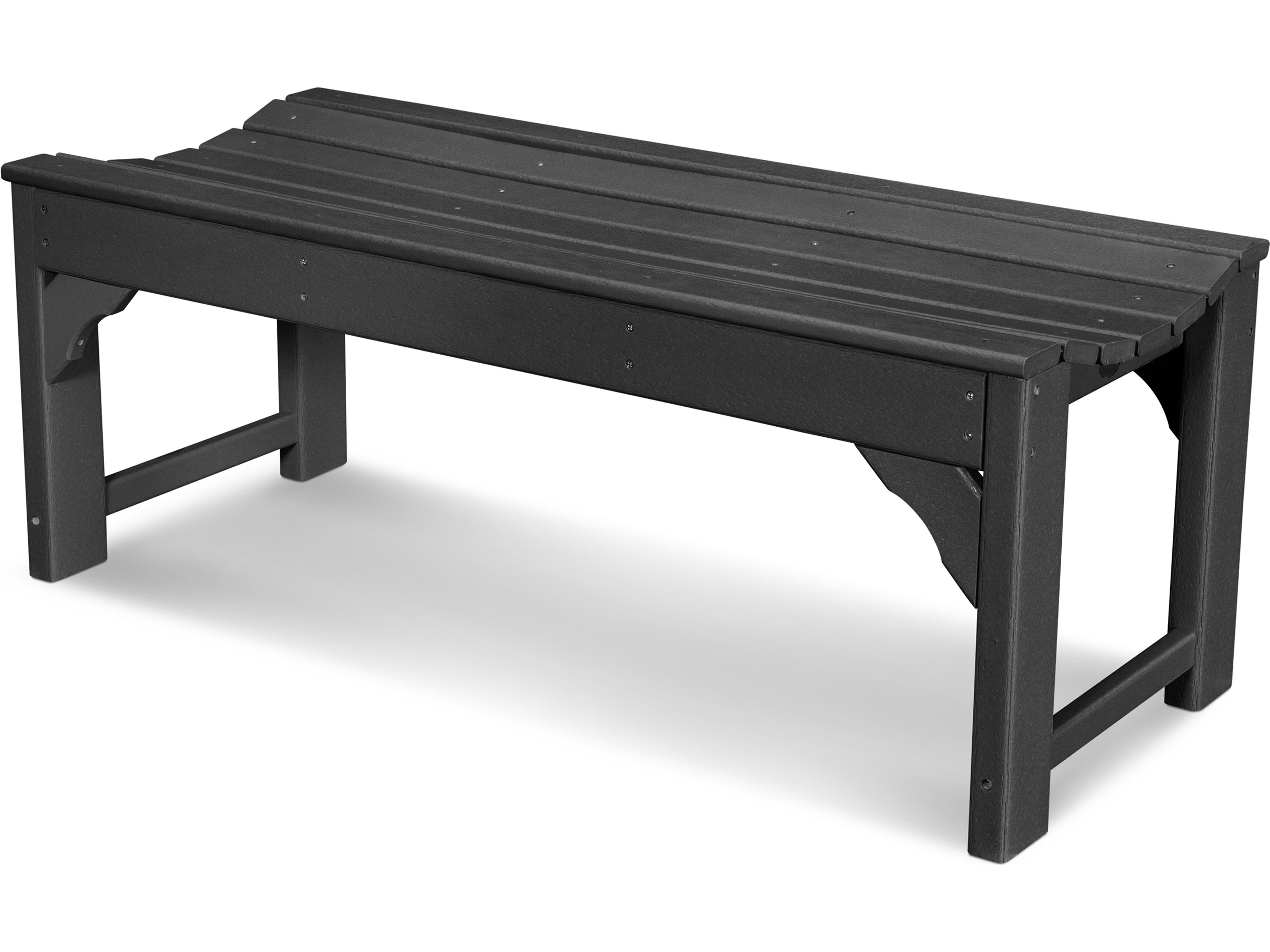 POLYWOOD® Traditional Garden Recycled Plastic Side Outdoor Bench