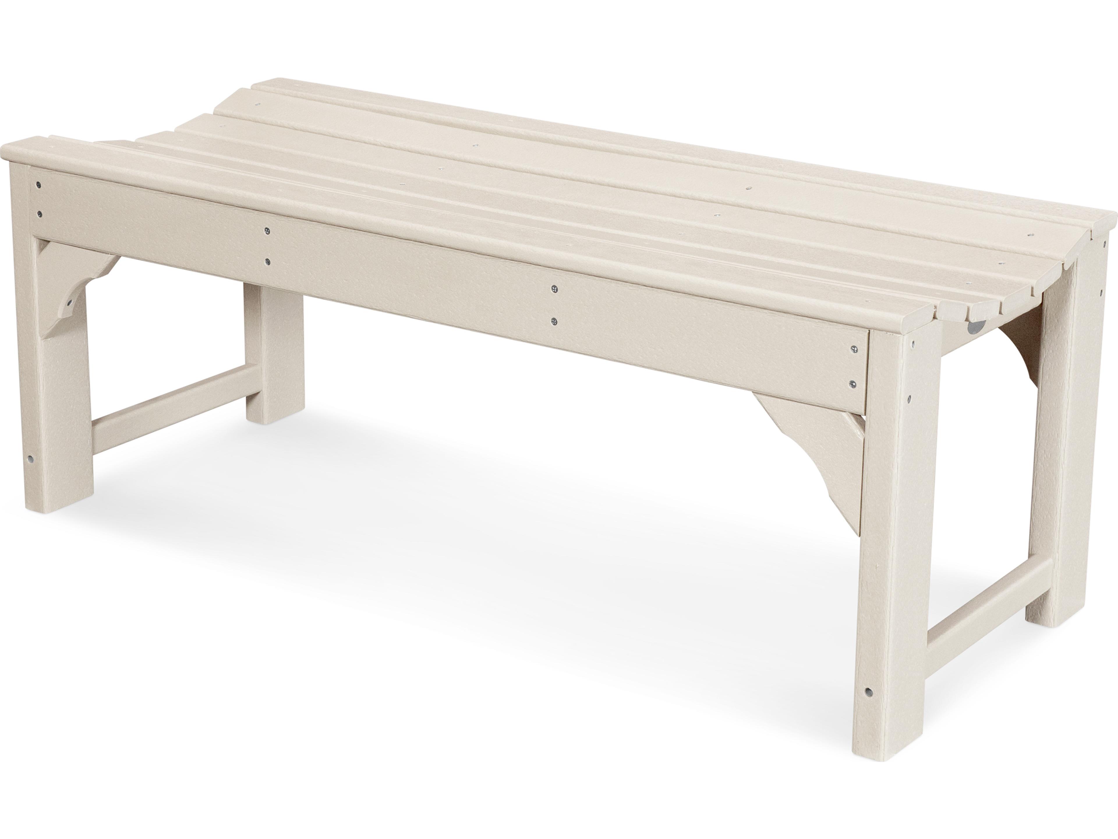 POLYWOOD® Traditional Garden Recycled Plastic Side Outdoor Bench