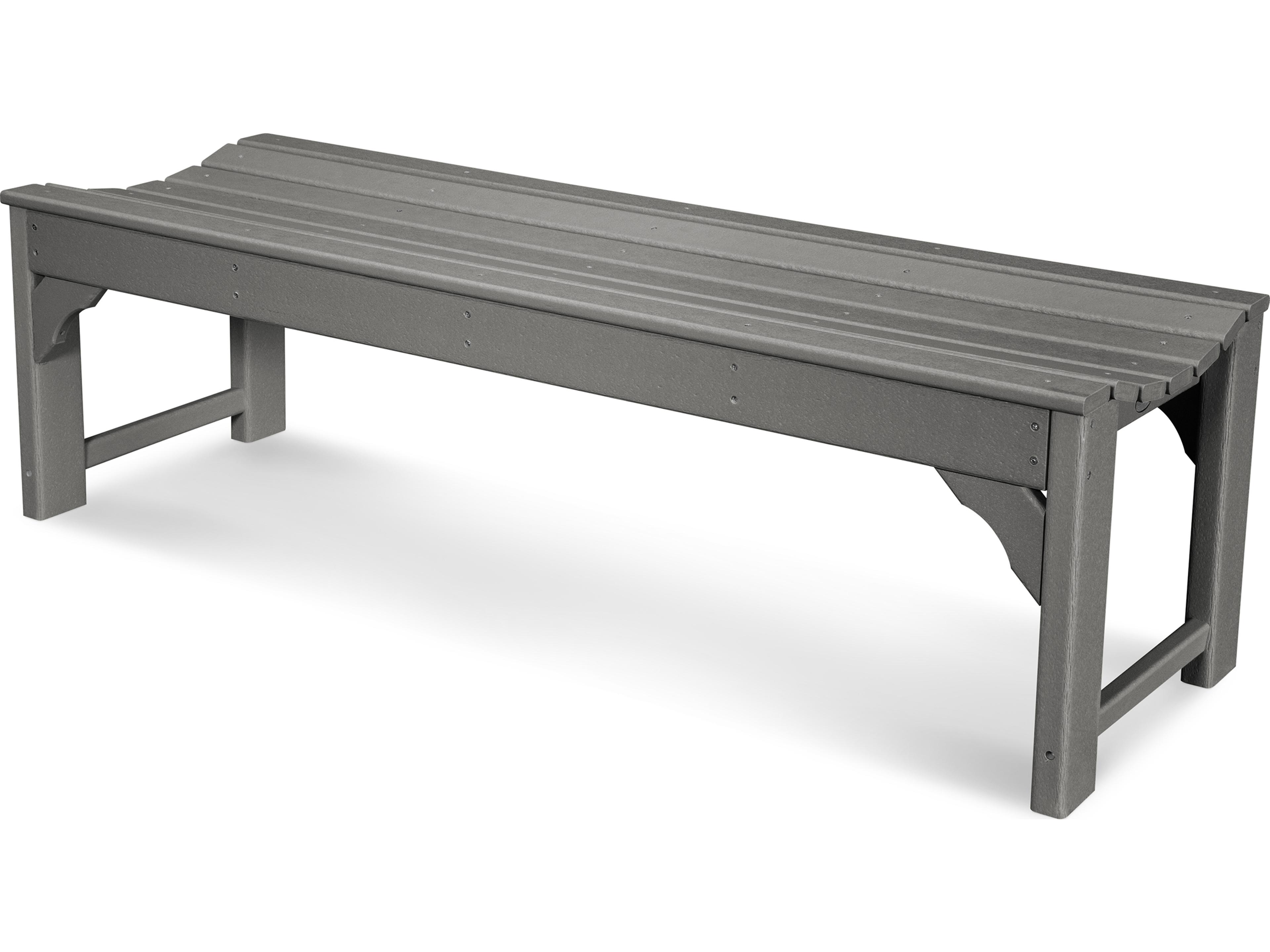 POLYWOOD® Traditional Garden Recycled Plastic 60 Side Outdoor Patio Bench