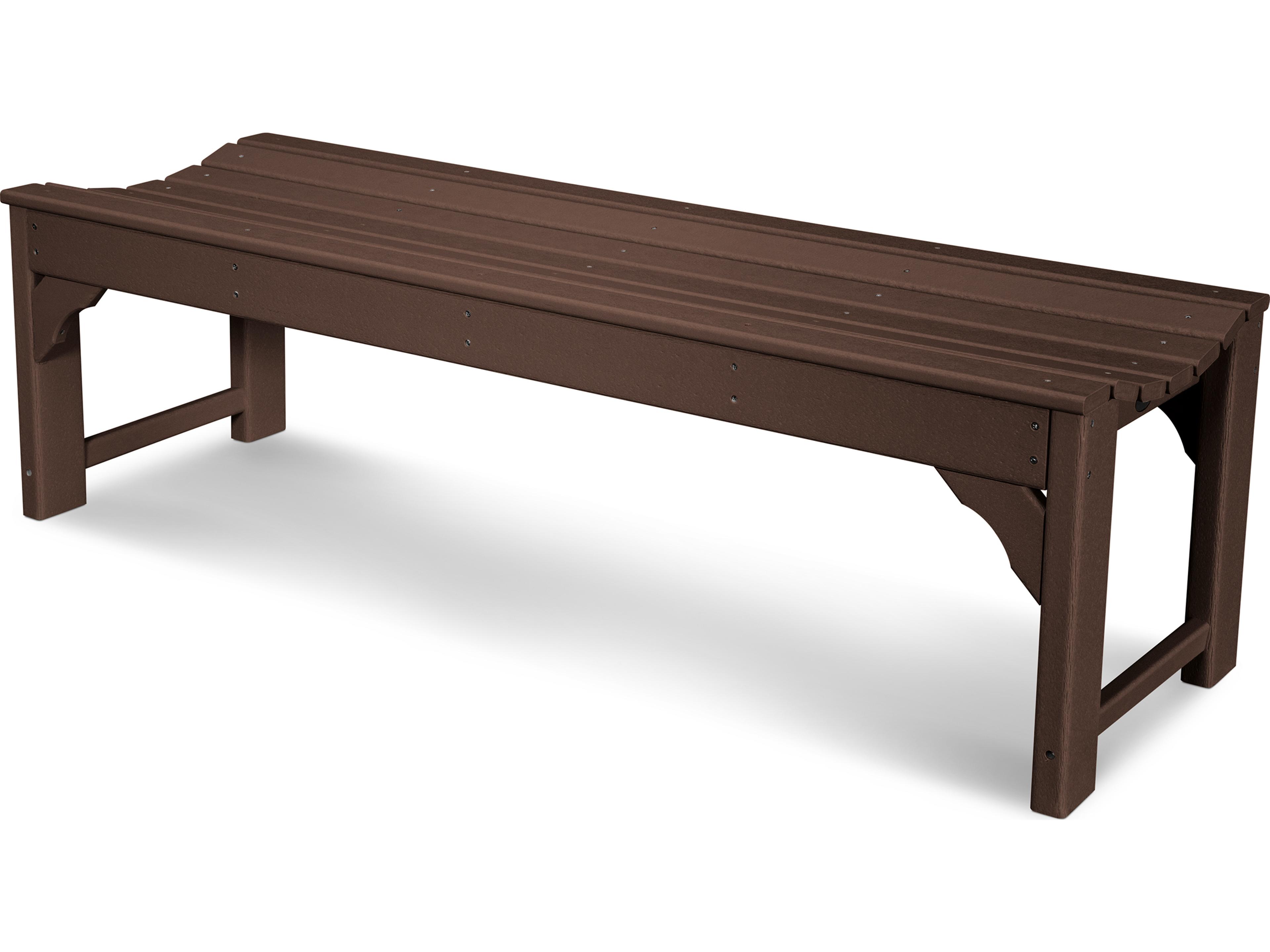 POLYWOOD® Traditional Garden Recycled Plastic 60 Side Outdoor Patio Bench