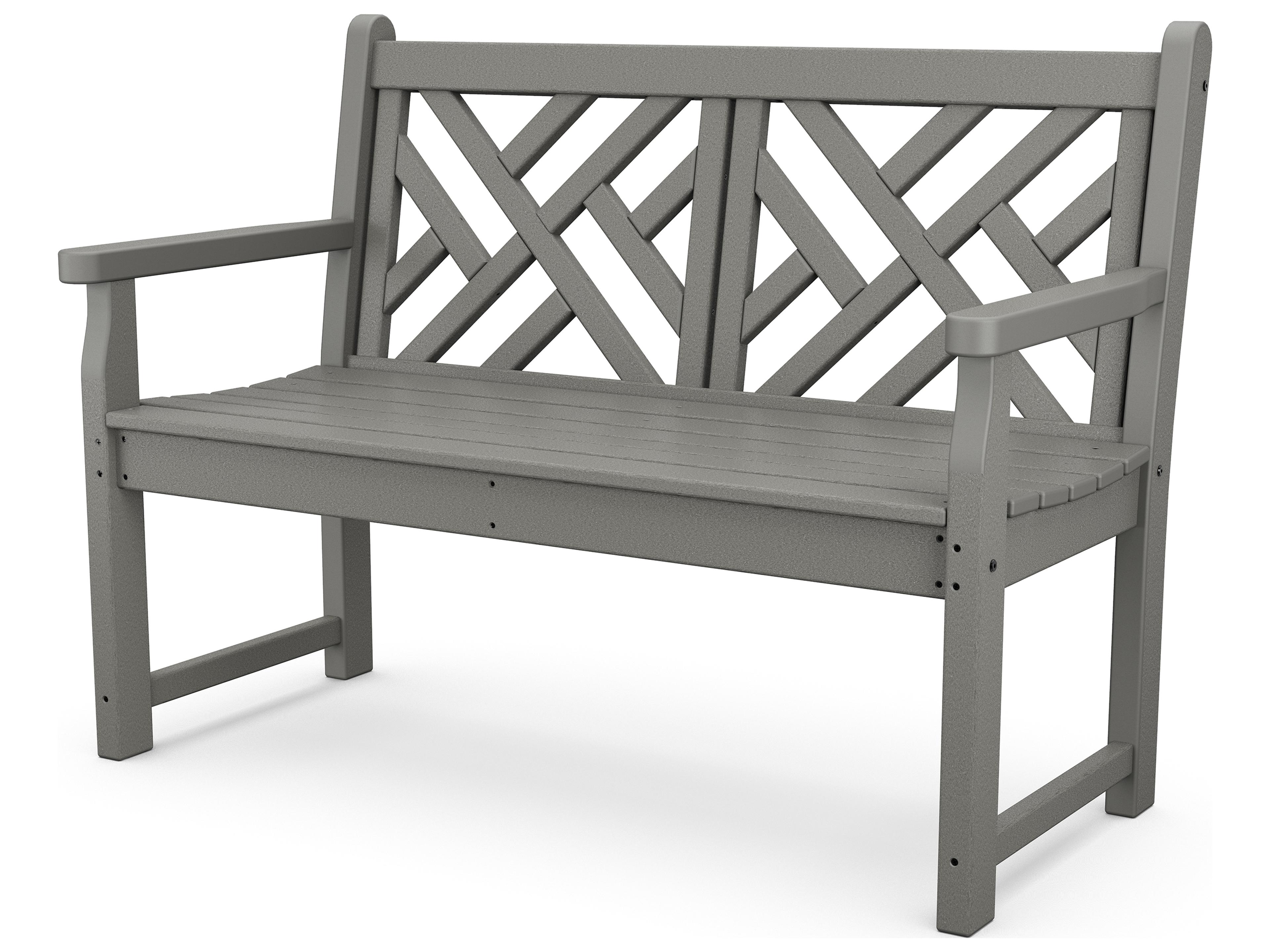POLYWOOD® Chippendale Recycled Plastic Patio Bench