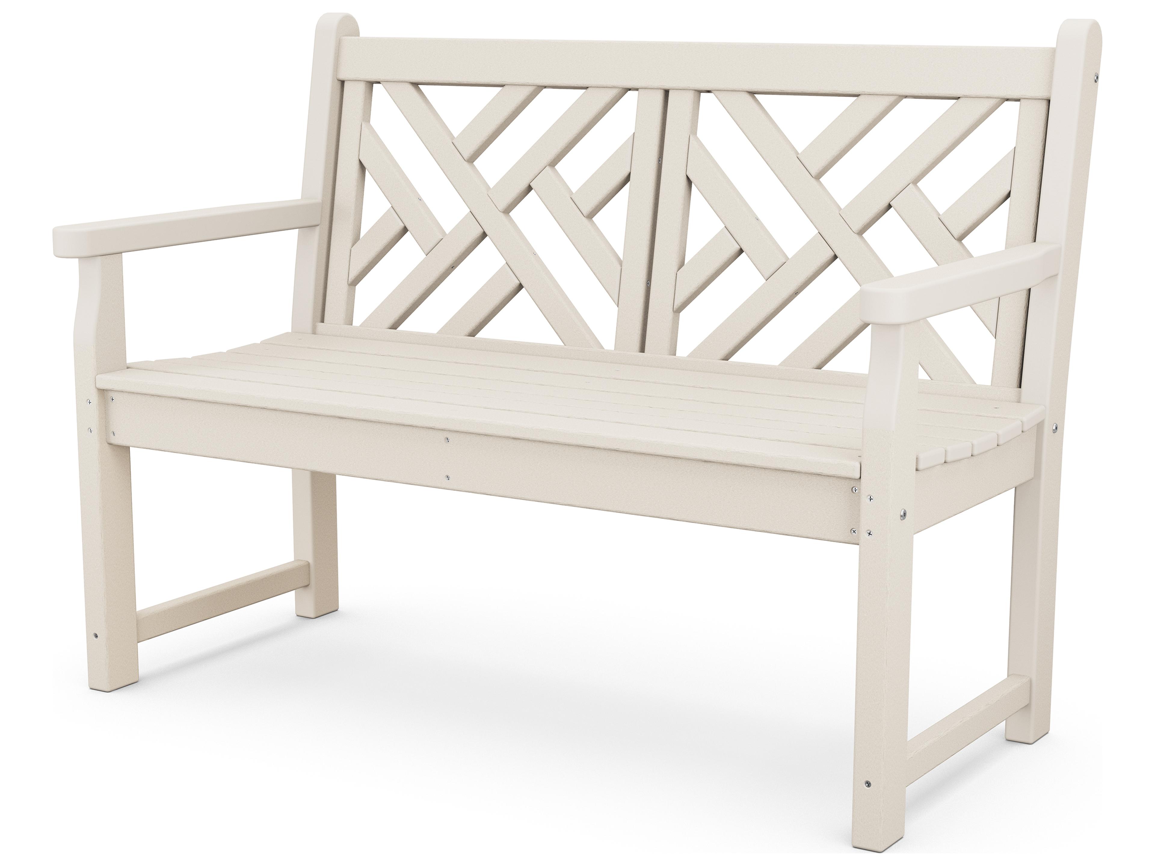 POLYWOOD® Chippendale Recycled Plastic Patio Bench