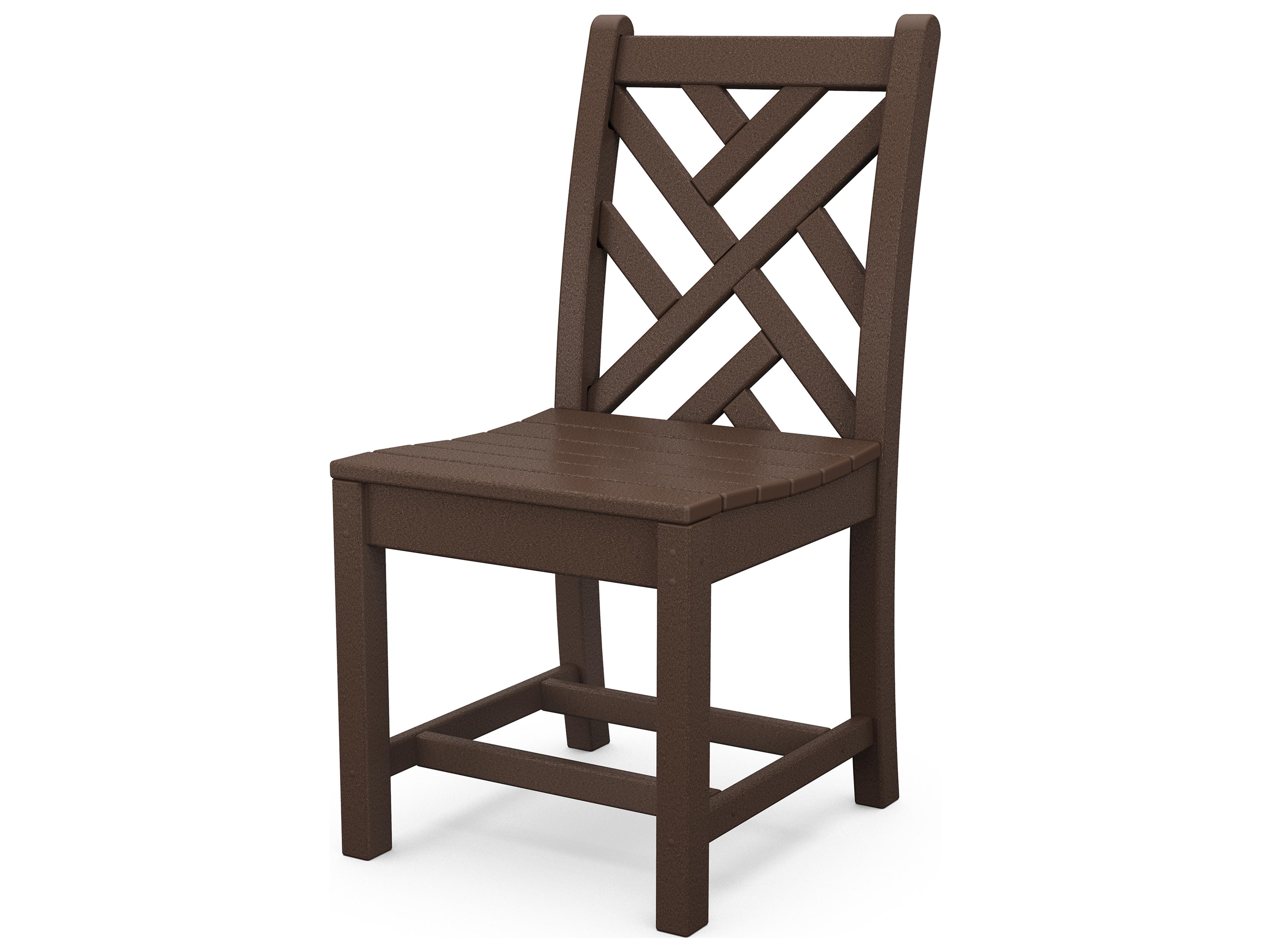 POLYWOOD® Chippendale Recycled Plastic Outdoor Patio Dining Side Chair