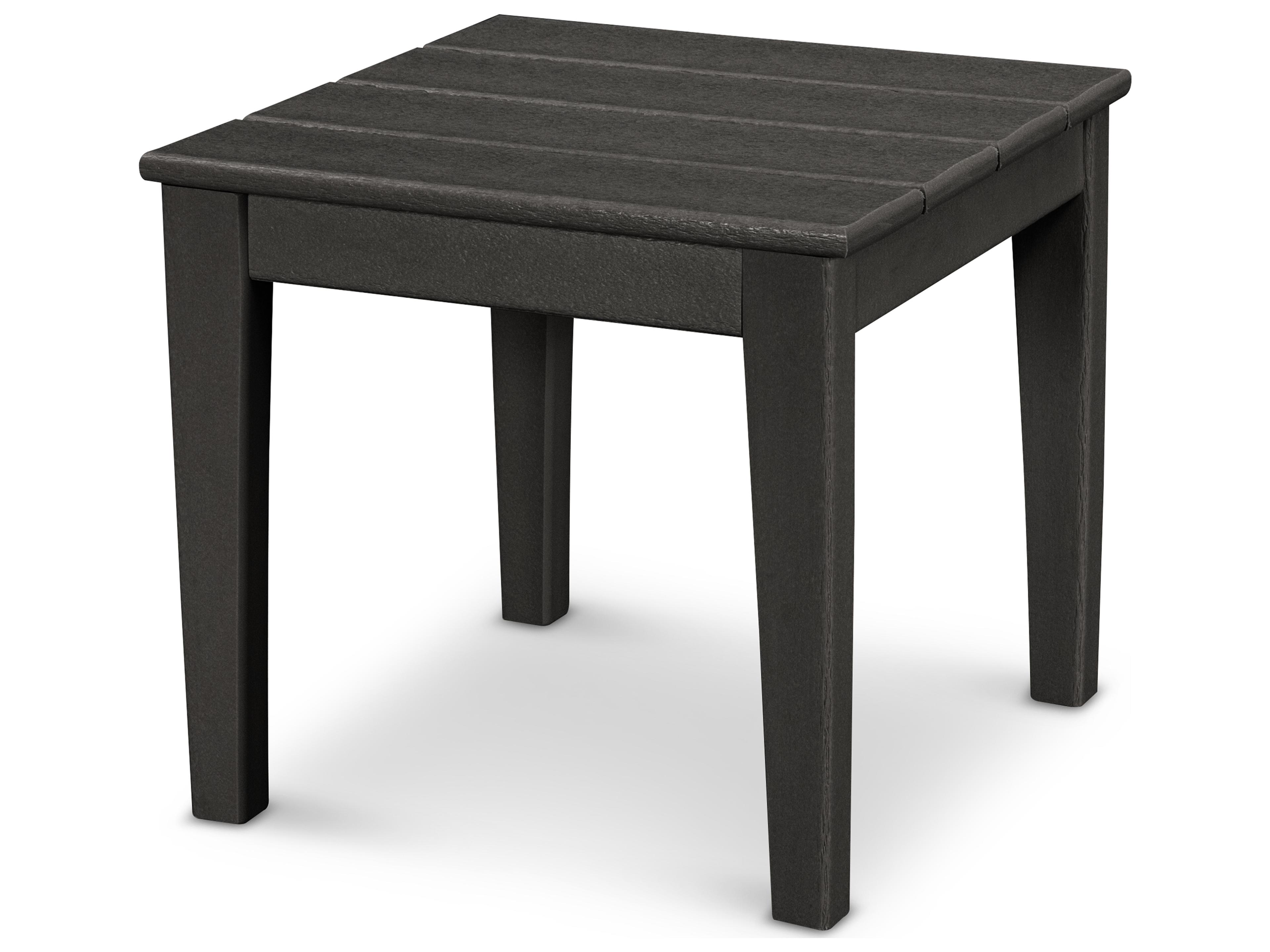 POLYWOOD® Newport Recycled Plastic Square Patio End Table