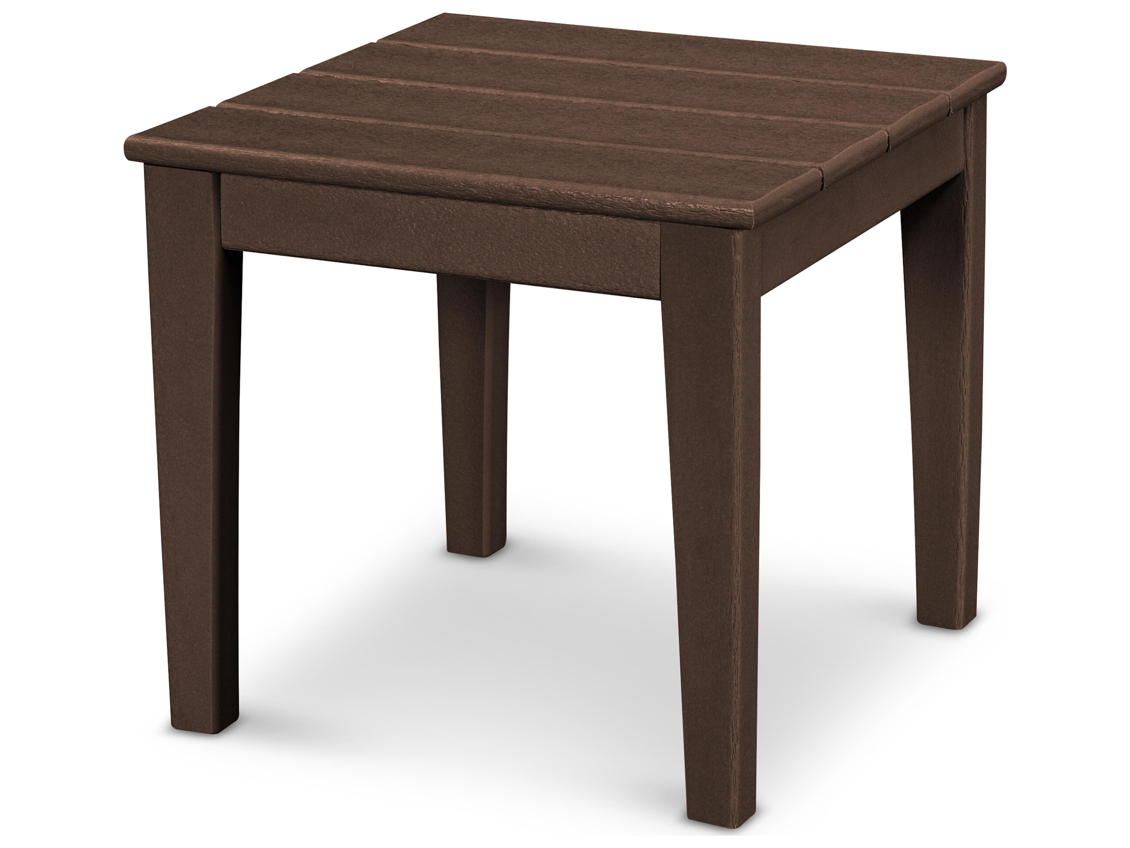 POLYWOOD® Newport Recycled Plastic Square Patio End Table