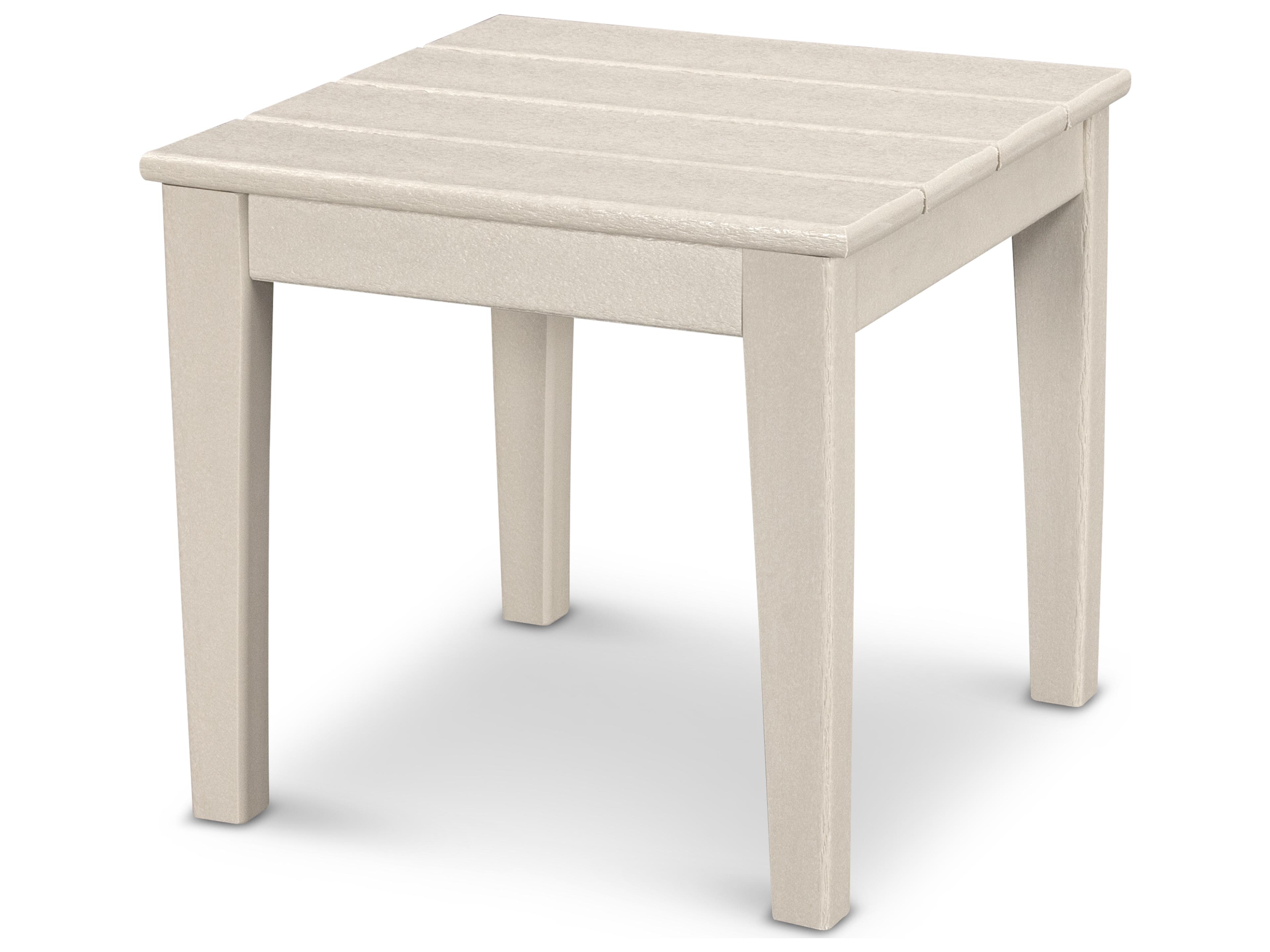 POLYWOOD® Newport Recycled Plastic Square Patio End Table