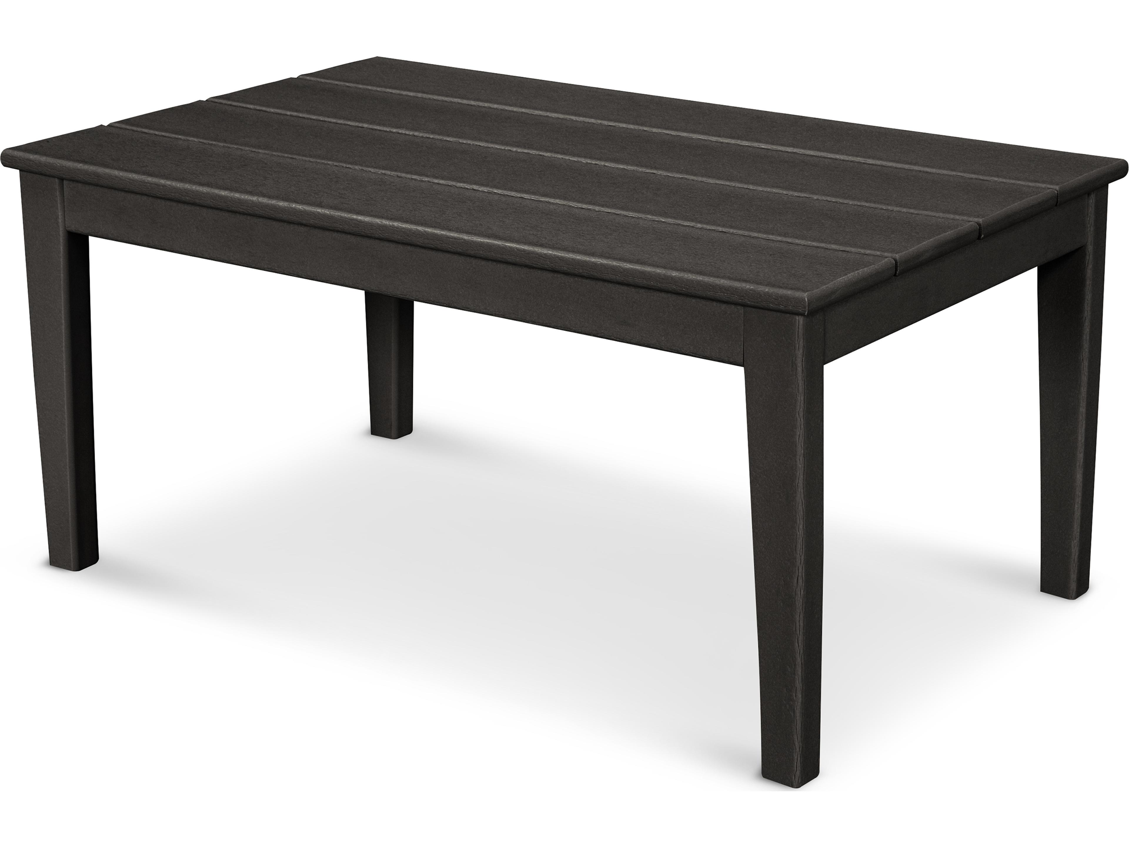 POLYWOOD® Newport Recycled Plastic Rectangular Patio Coffee Table