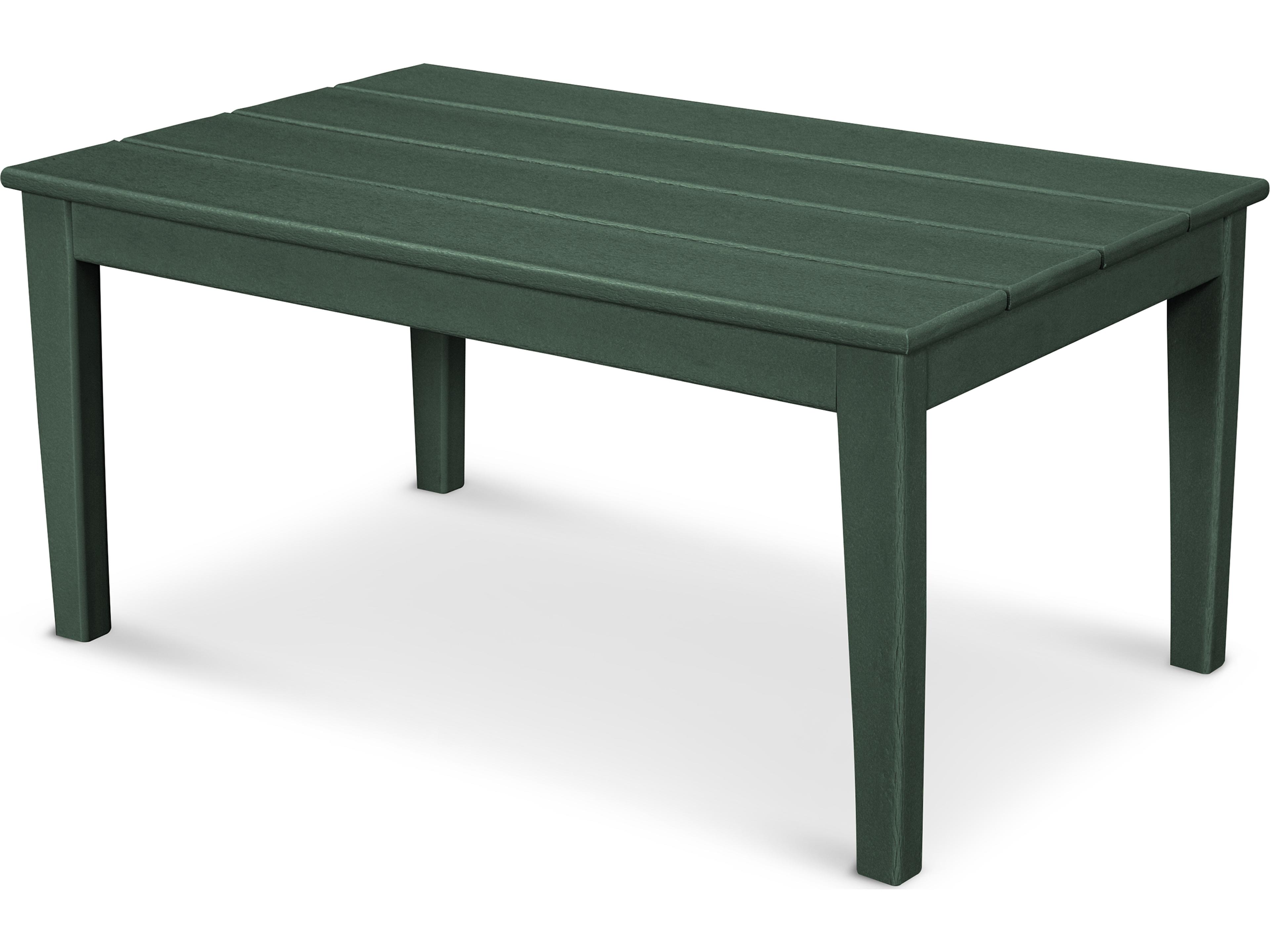 POLYWOOD® Newport Recycled Plastic Rectangular Patio Coffee Table