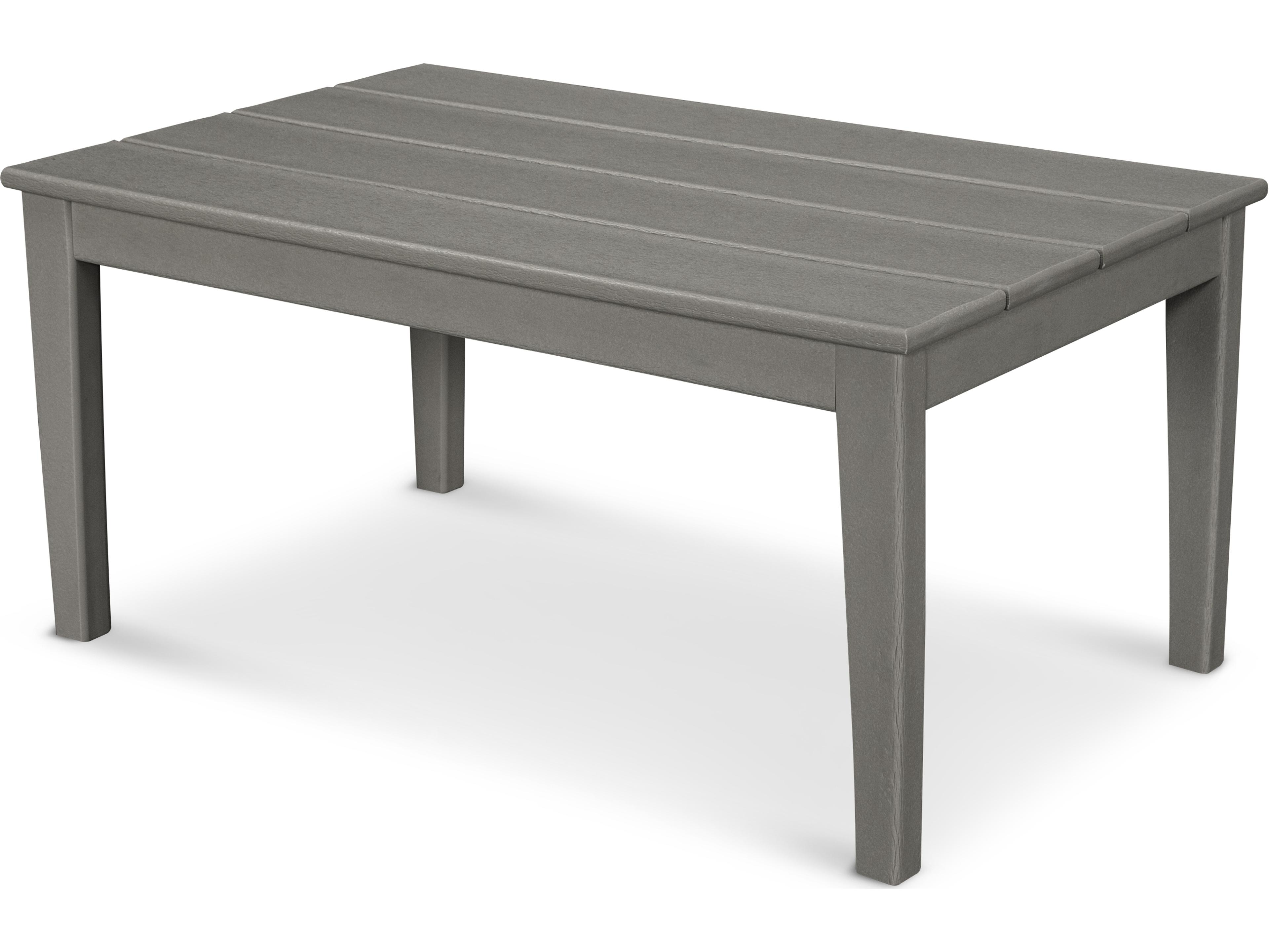 POLYWOOD® Newport Recycled Plastic Rectangular Patio Coffee Table