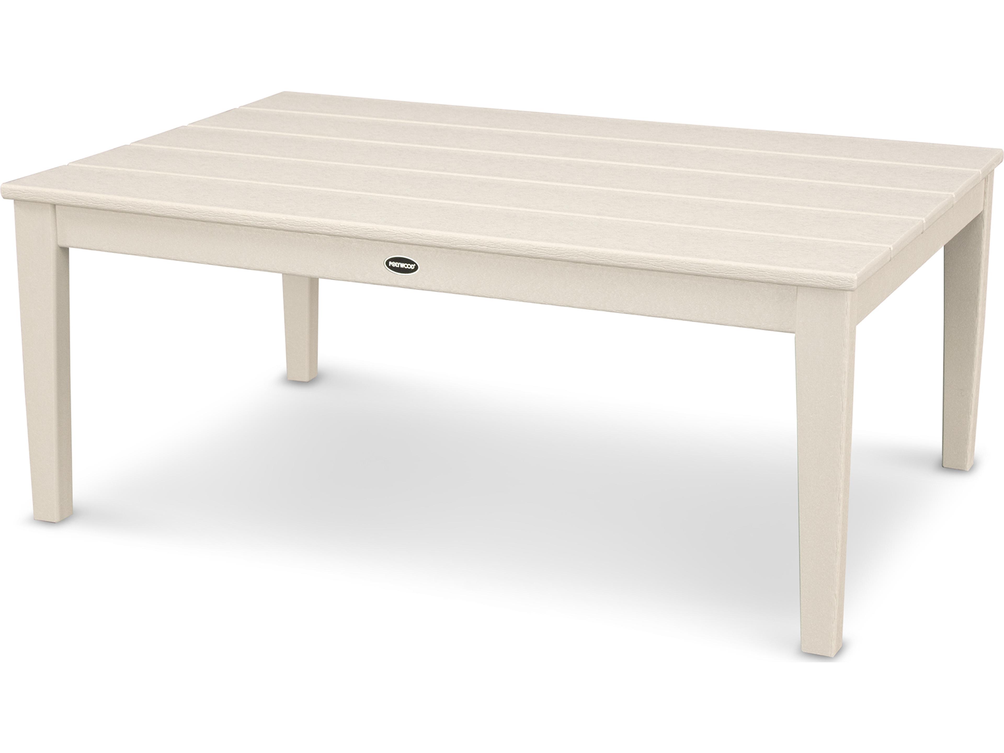 Newport Recycled Plastic Rectangular Outdoor Coffee Table