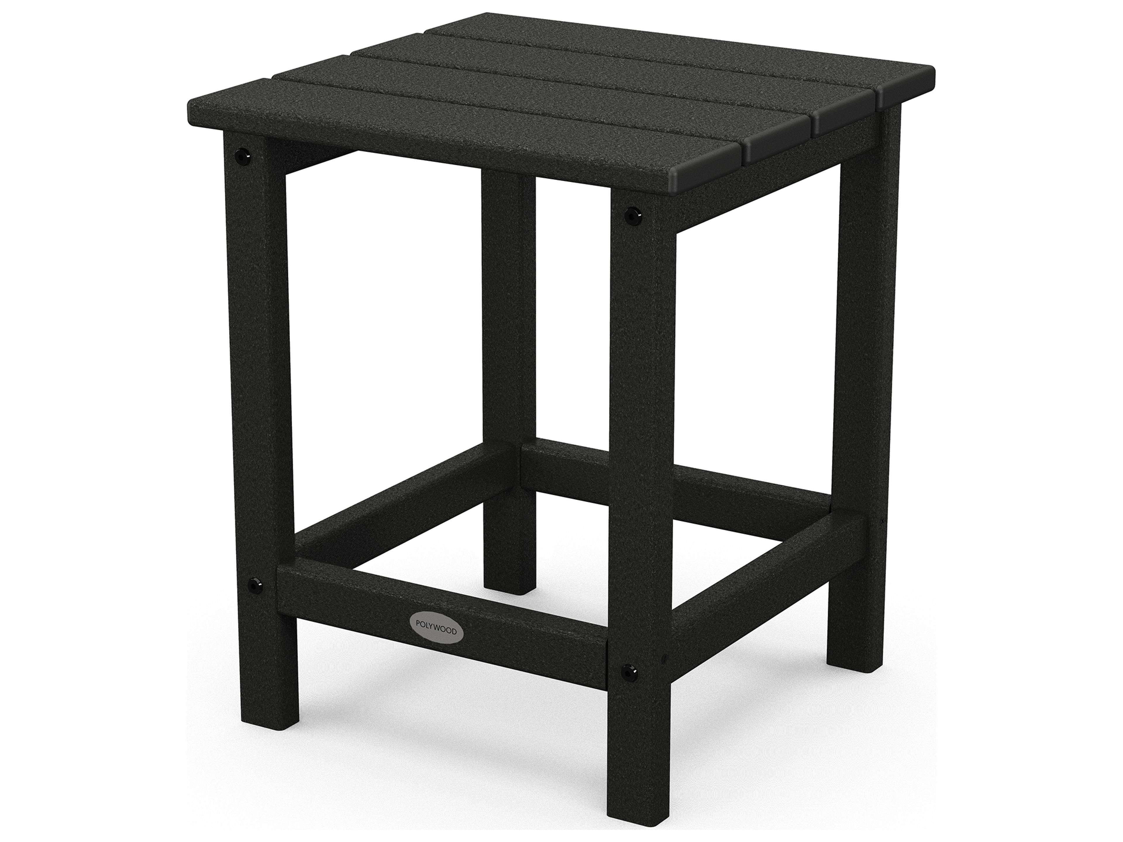 POLYWOOD® Long Island Recycled Plastic Square Patio End Table