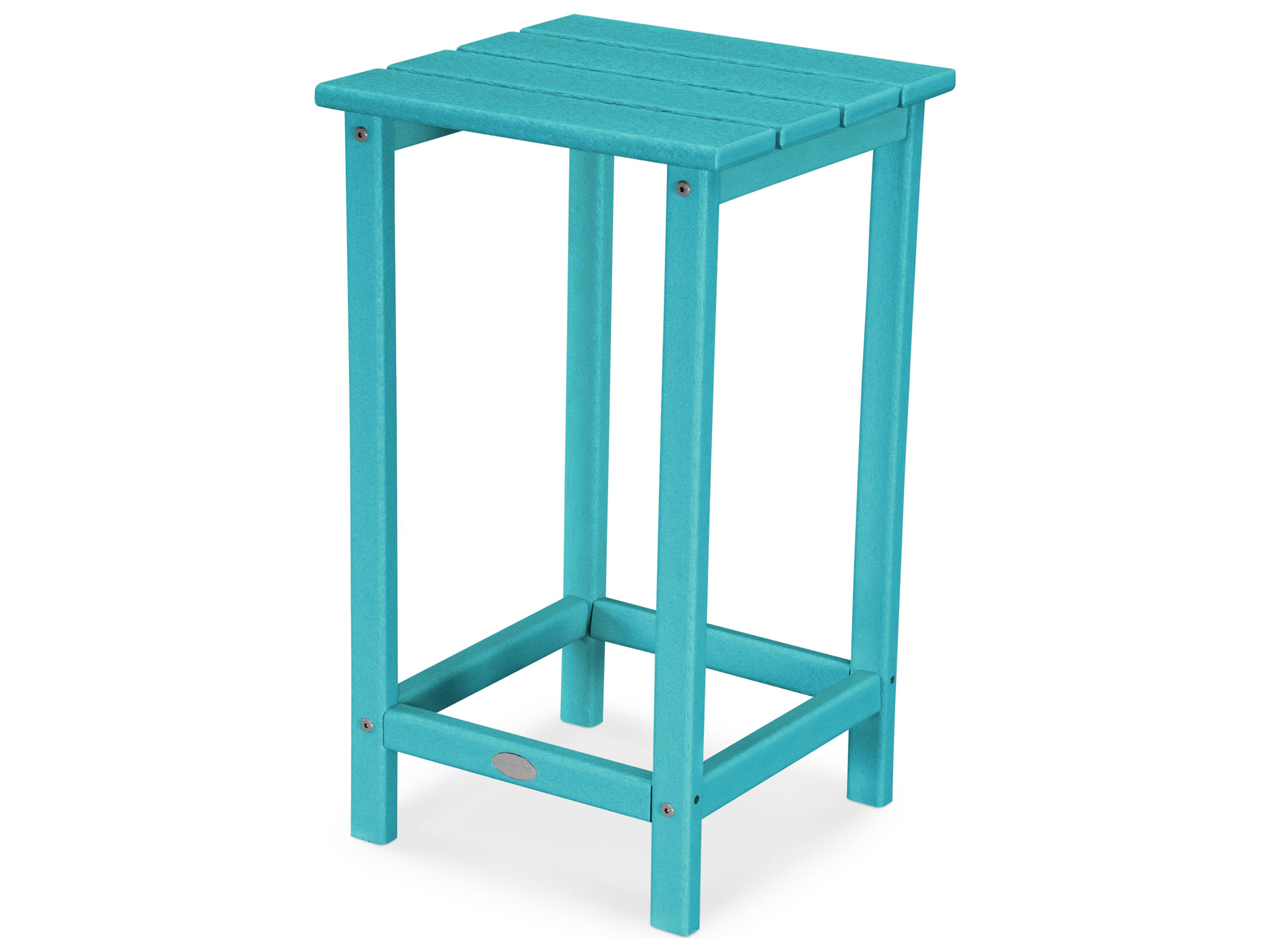 POLYWOOD® Long Island Recycled Plastic Square Counter Table