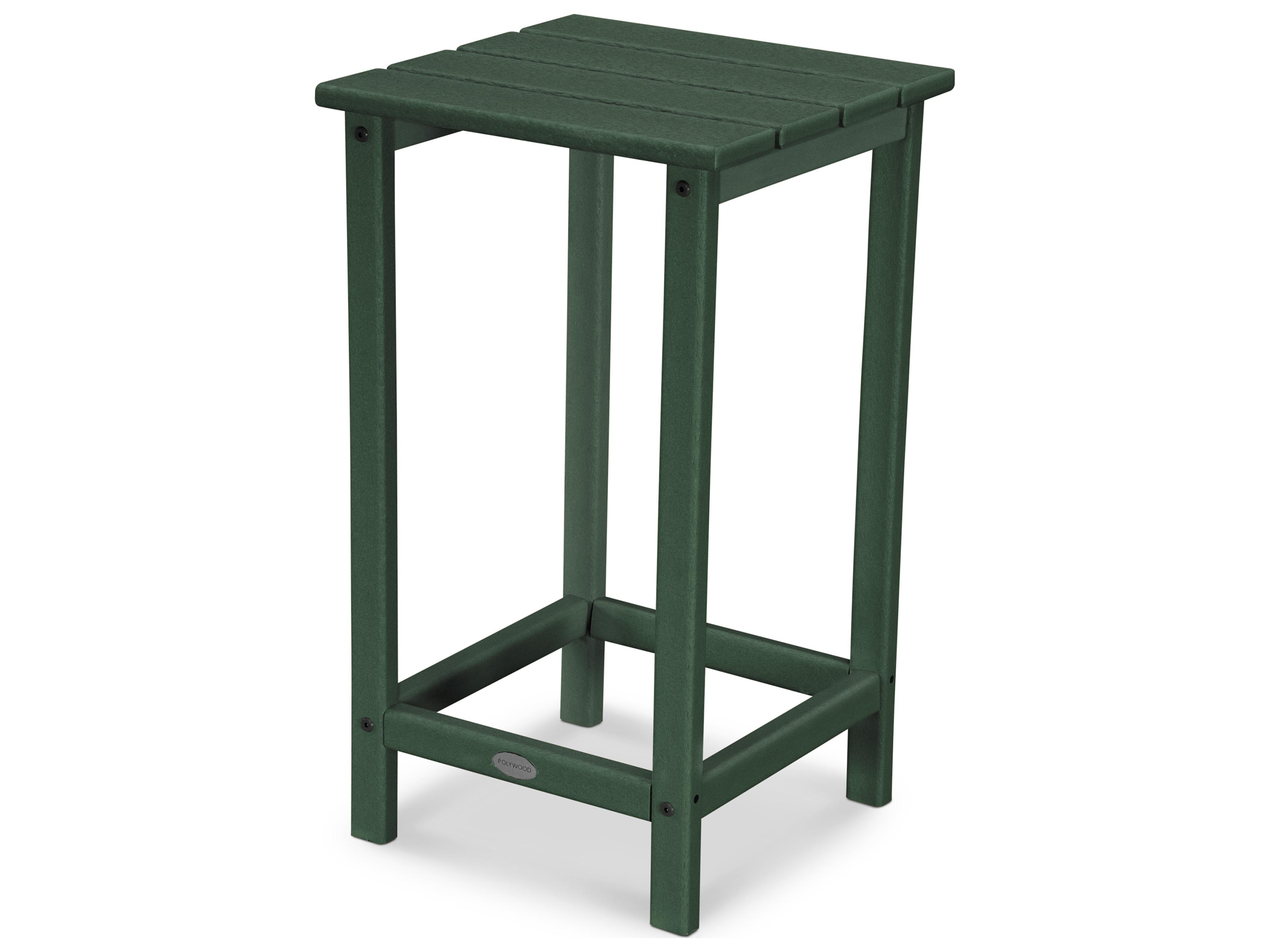 POLYWOOD® Long Island Recycled Plastic Square Counter Table