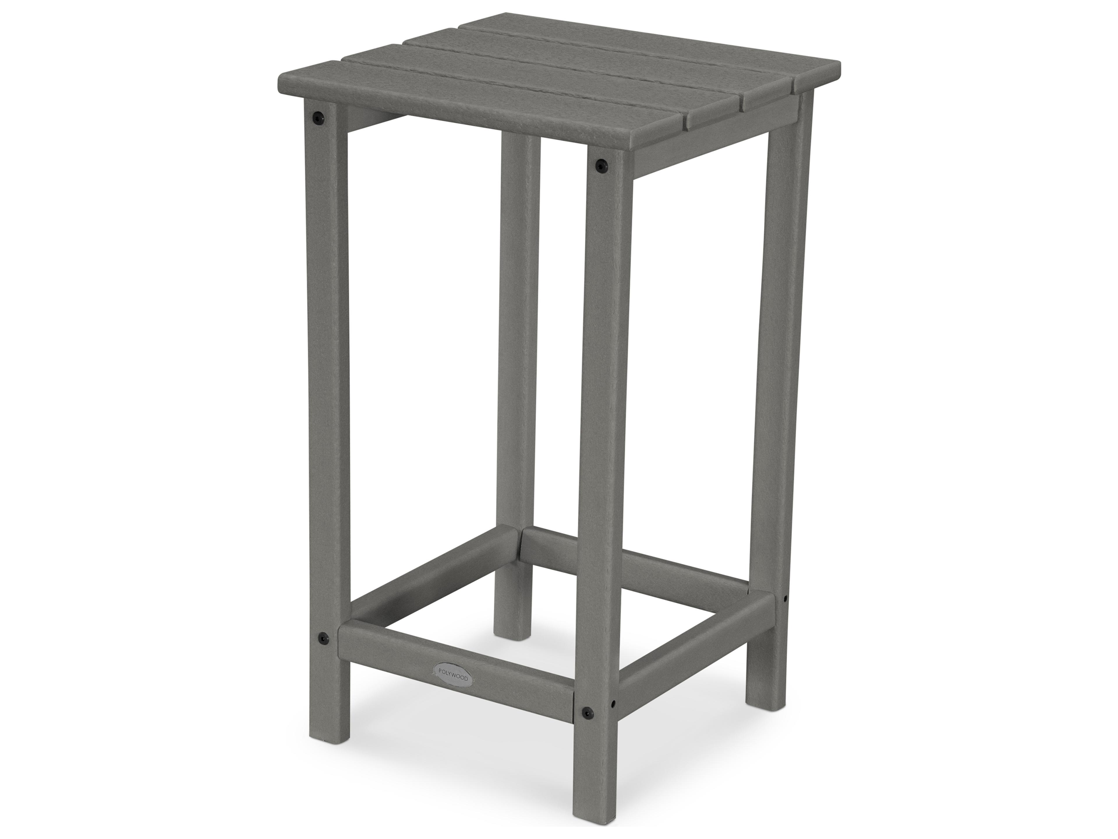 POLYWOOD® Long Island Recycled Plastic Square Counter Table