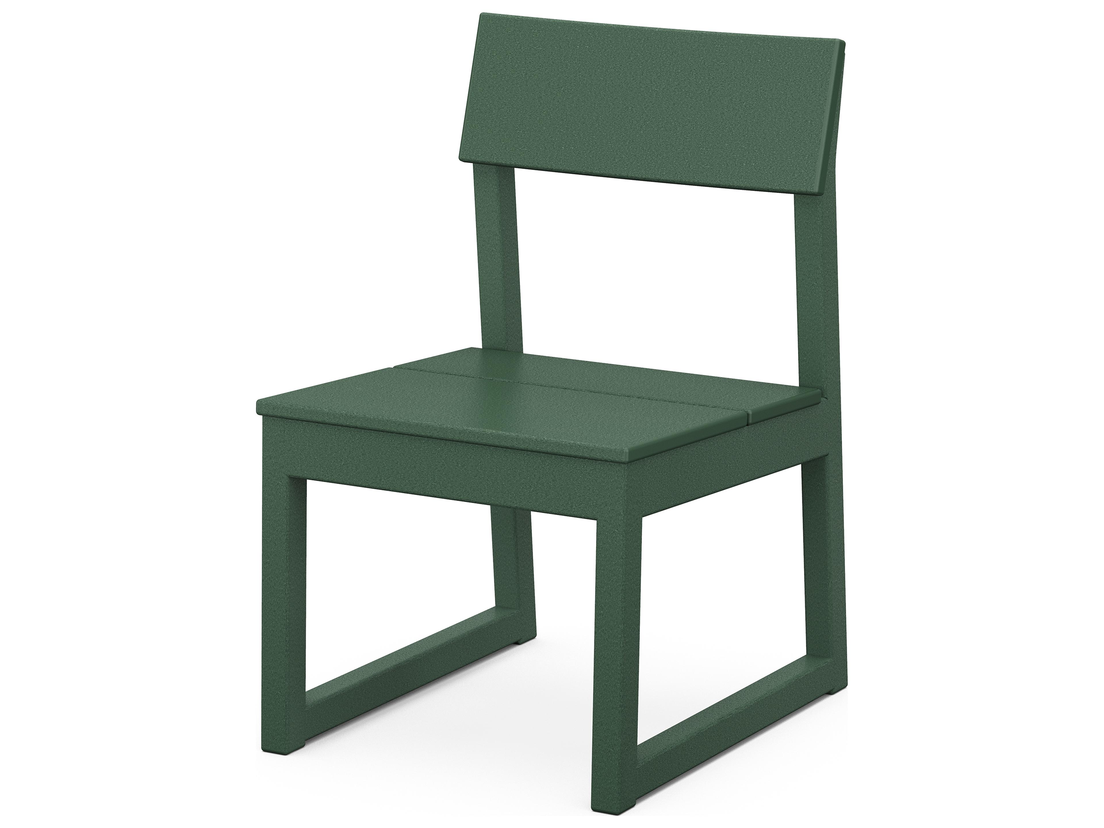 POLYWOOD® Edge Recycled Plastic Patio Dining Side Chair