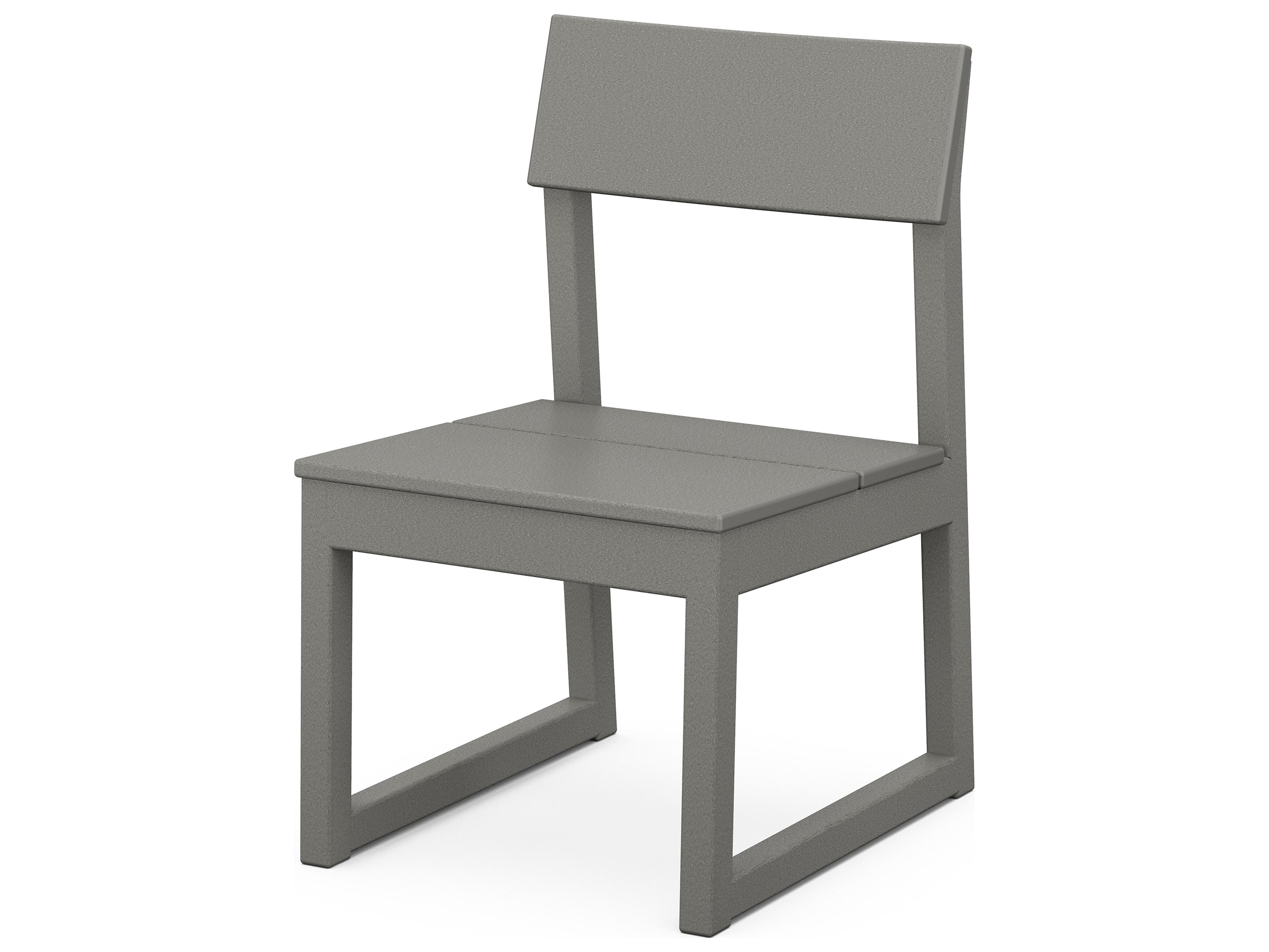 Edge Recycled Plastic Patio Dining Side Chair