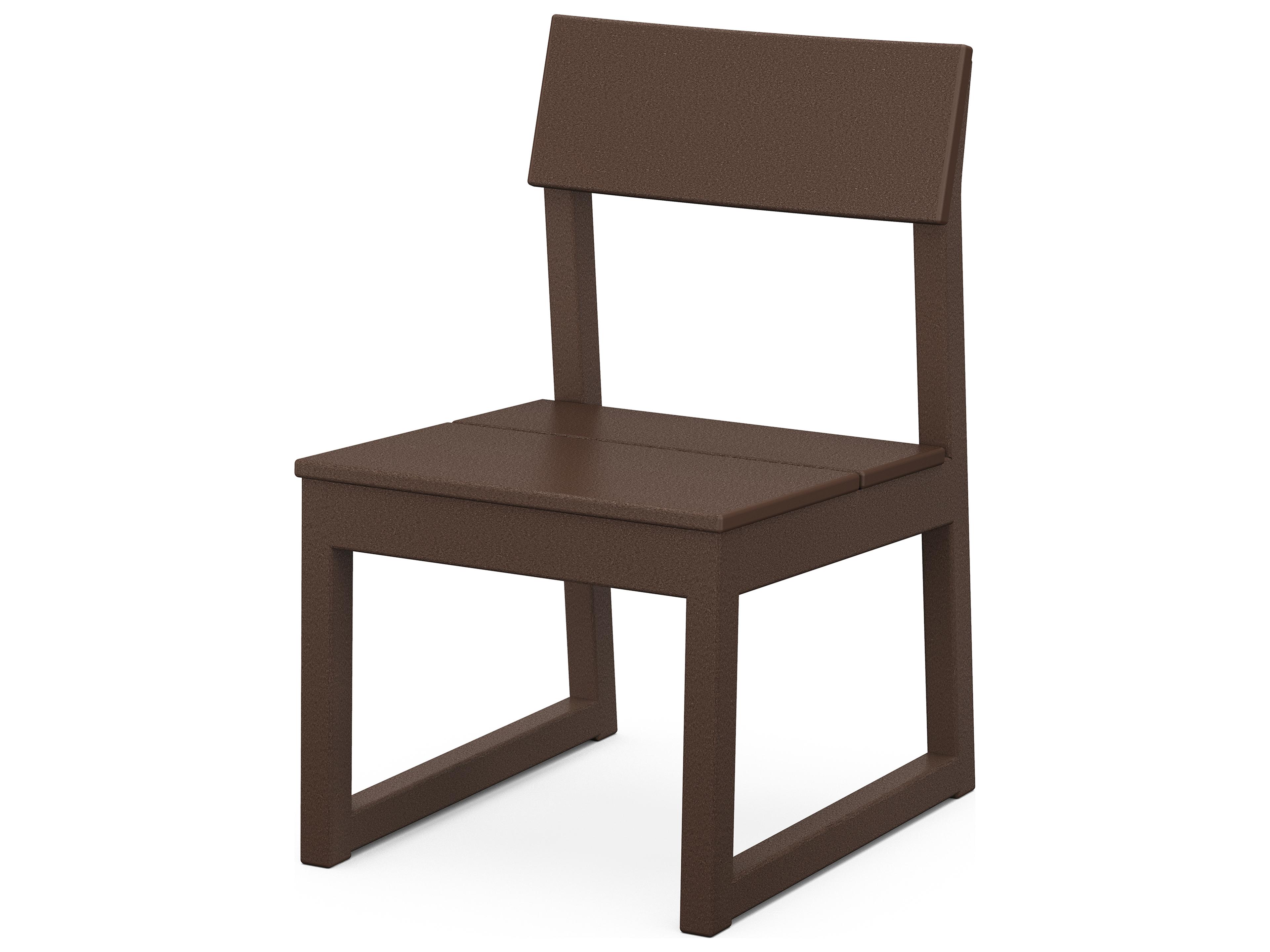 POLYWOOD® Edge Recycled Plastic Patio Dining Side Chair