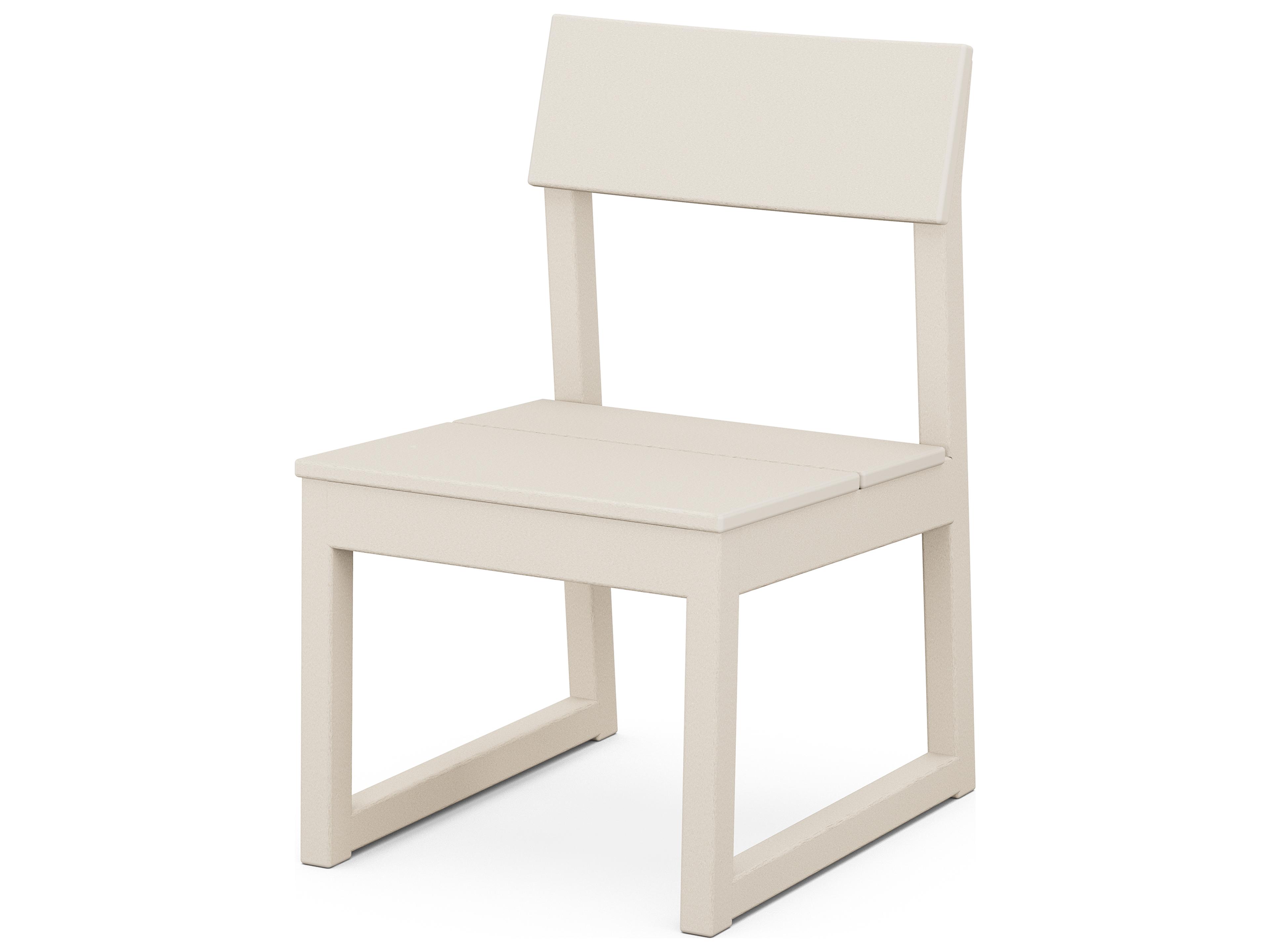 POLYWOOD® Edge Recycled Plastic Patio Dining Side Chair