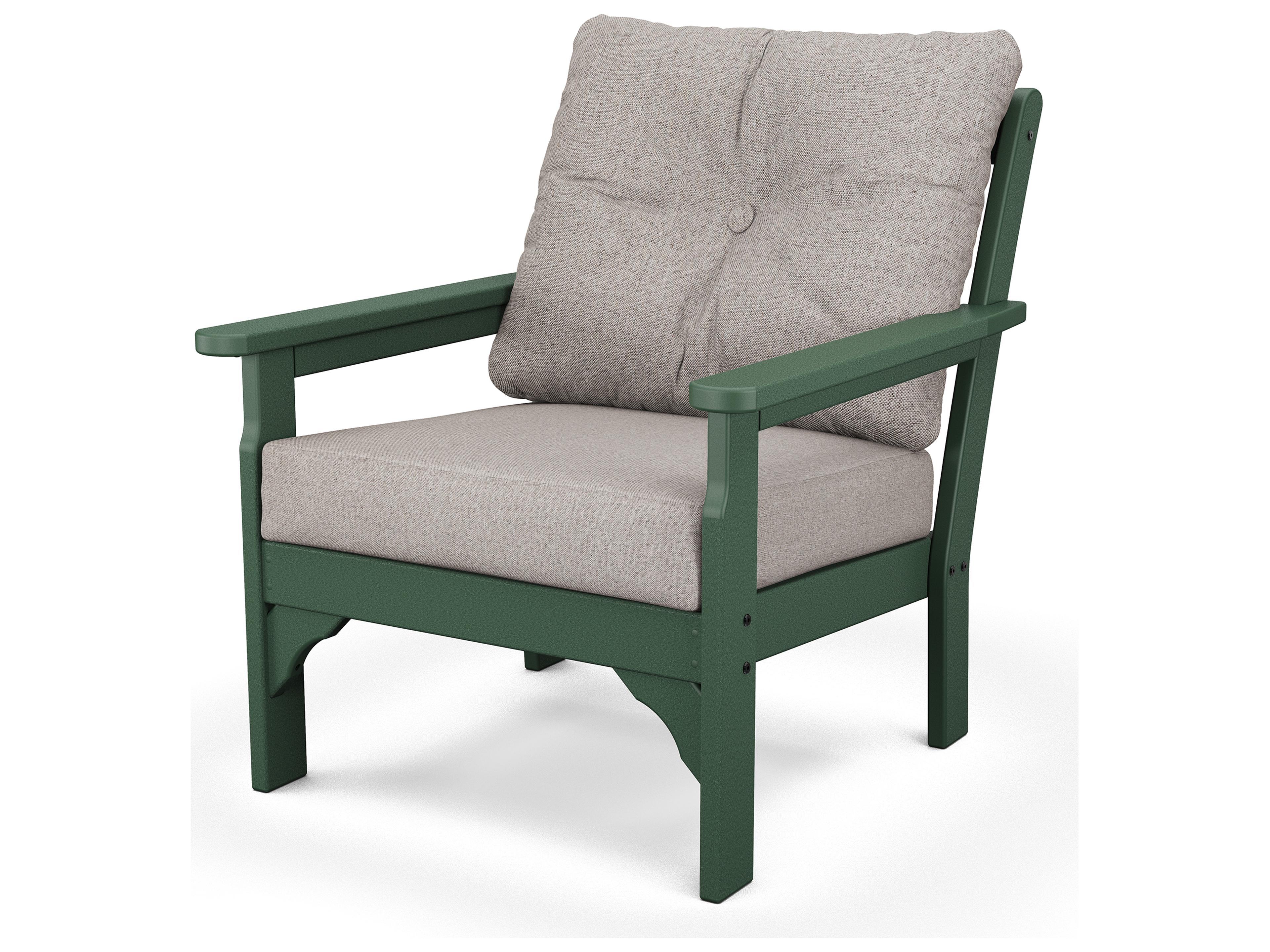 POLYWOOD Vineyard Deep Seating Outdoor Patio Lounge Chair