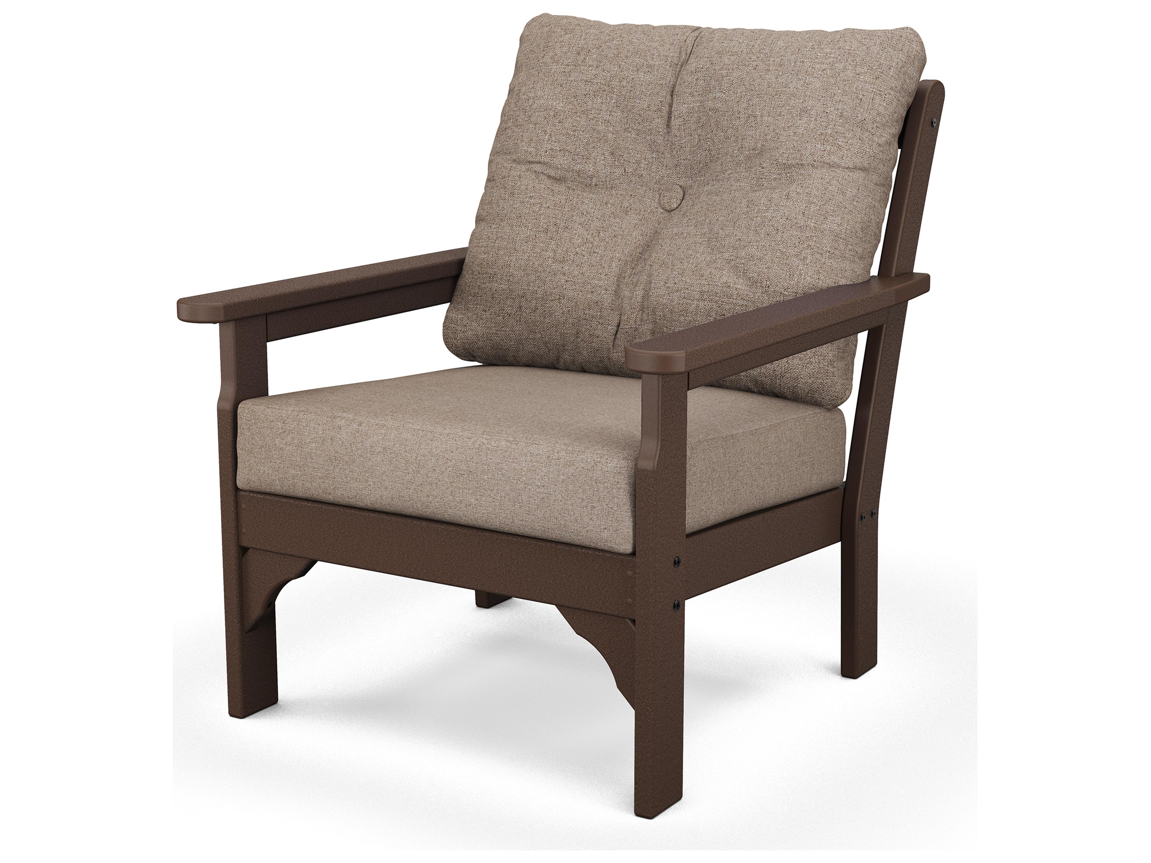 POLYWOOD Vineyard Deep Seating Outdoor Patio Lounge Chair