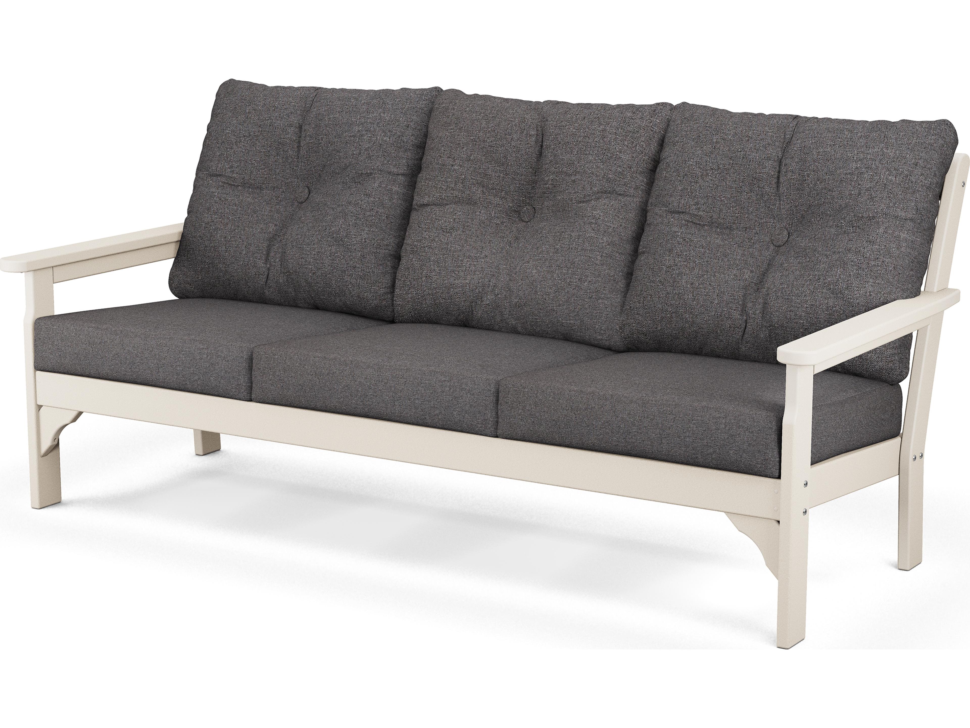 POLYWOOD® Vineyard Recycled Plastic Deep Seating Outdoor Sofa