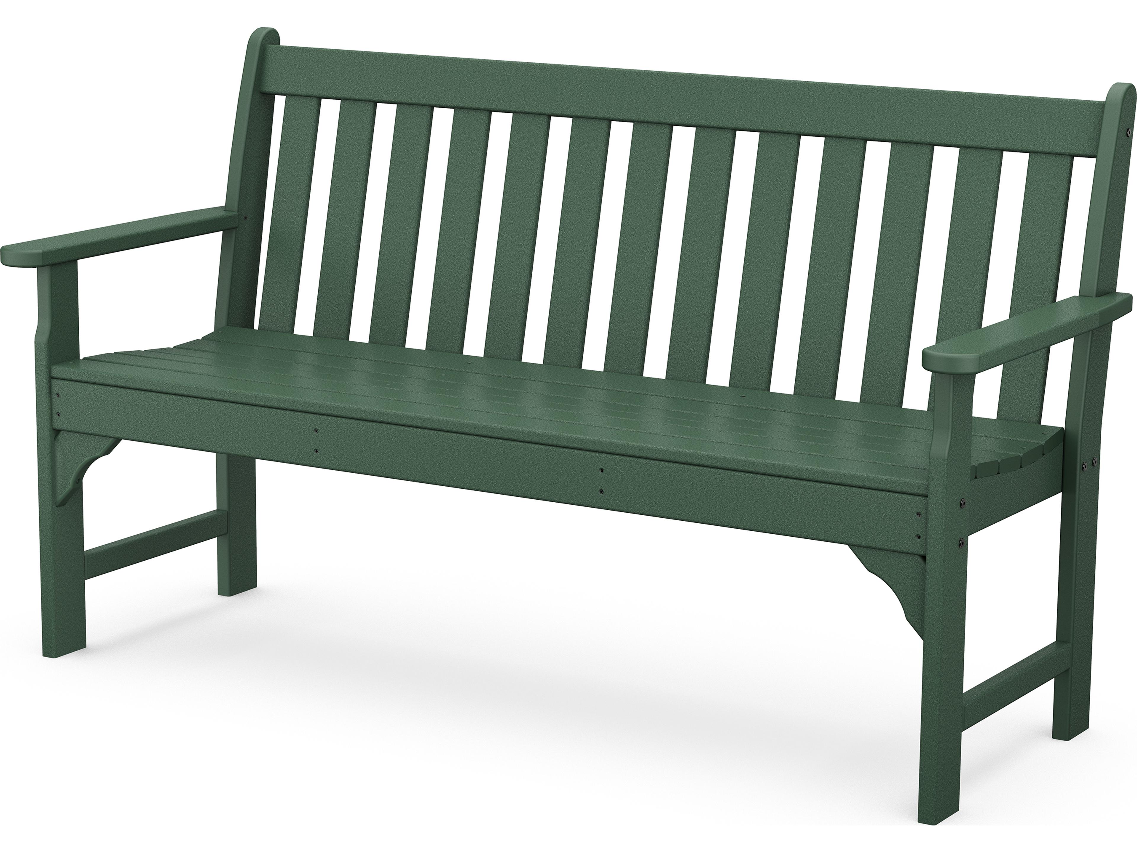 POLYWOOD® Vineyard Recycled Plastic Outdoor Patio Bench
