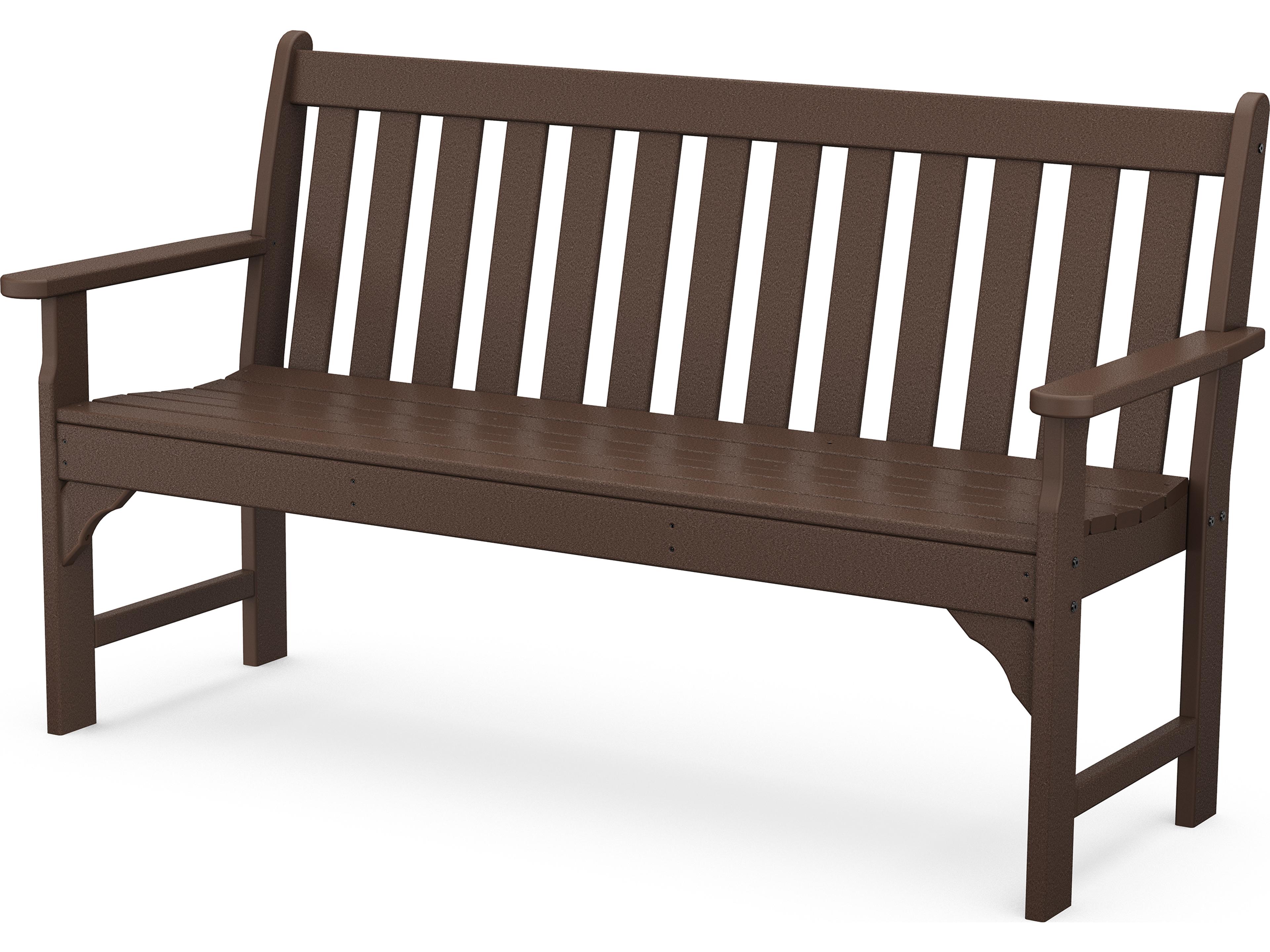 POLYWOOD® Vineyard Recycled Plastic Outdoor Patio Bench