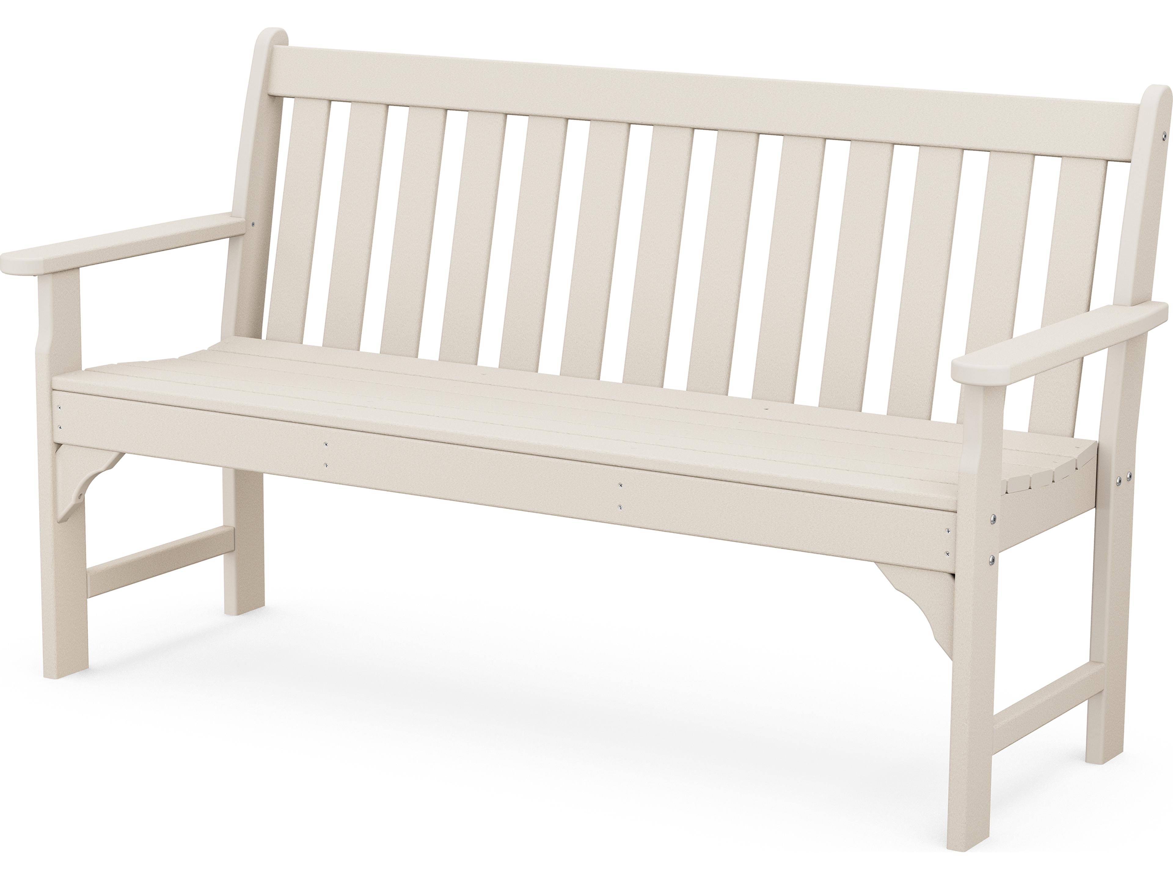 POLYWOOD® Vineyard Recycled Plastic Outdoor Patio Bench