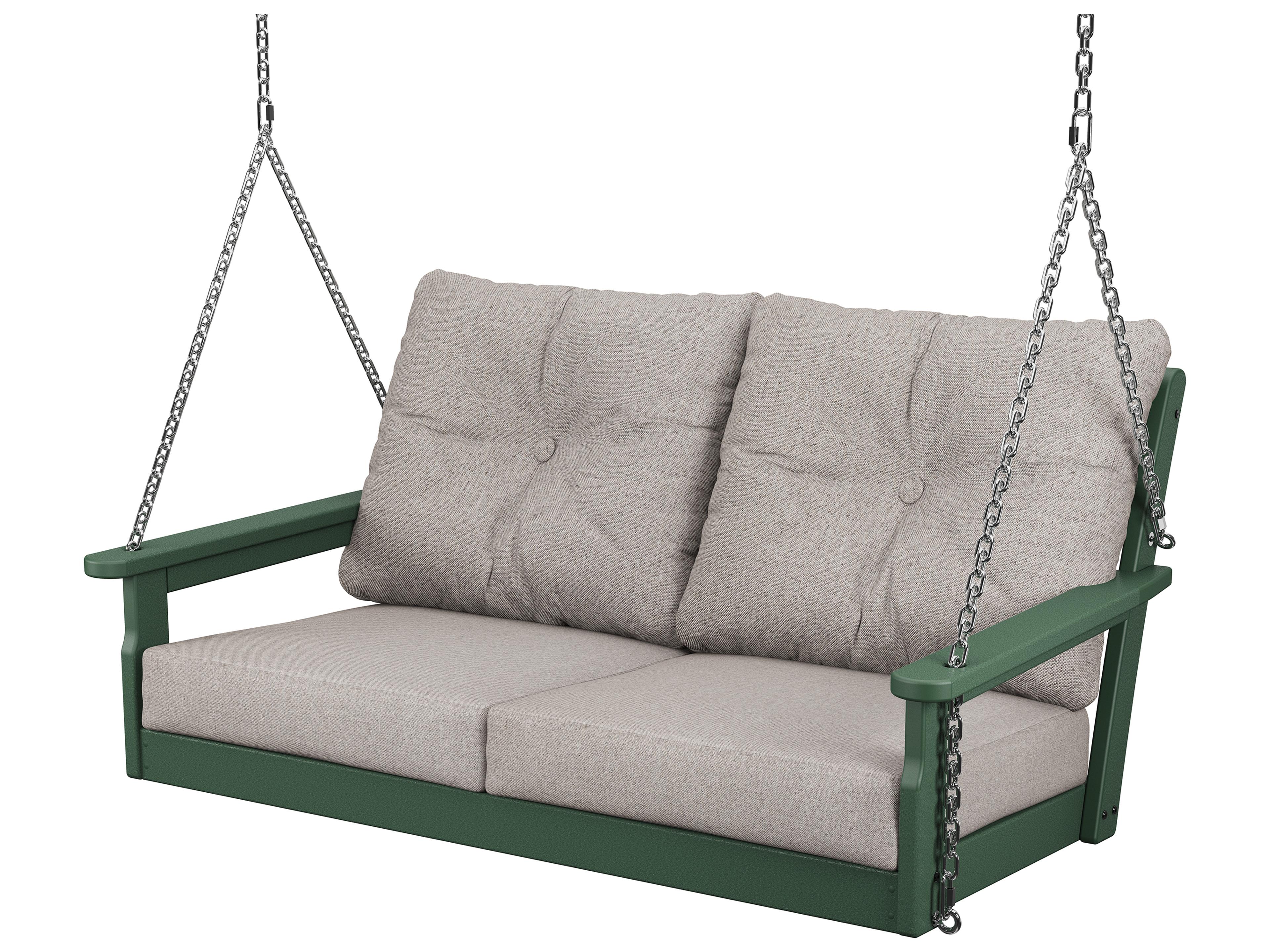 POLYWOOD® Vineyard Recycled Plastic Deep Seating Outdoor Swing
