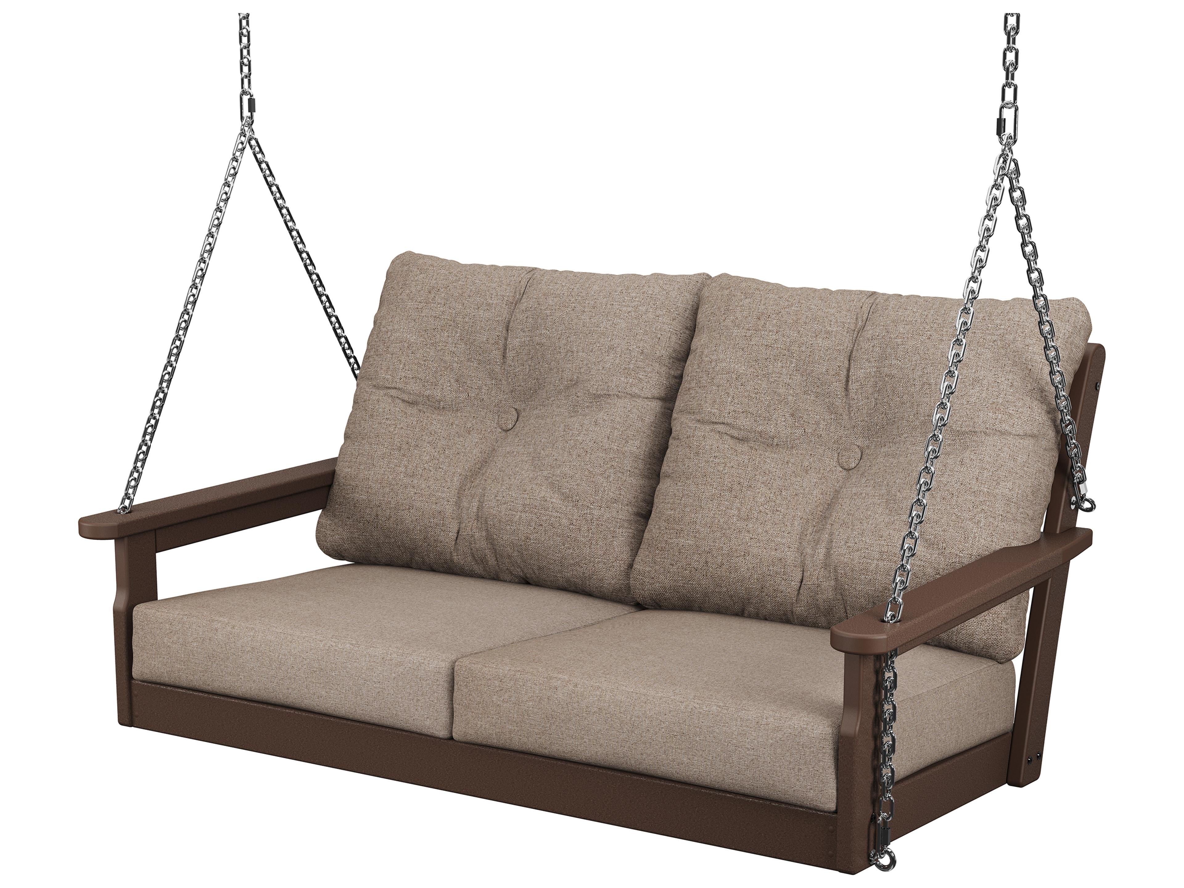 POLYWOOD® Vineyard Recycled Plastic Deep Seating Outdoor Swing