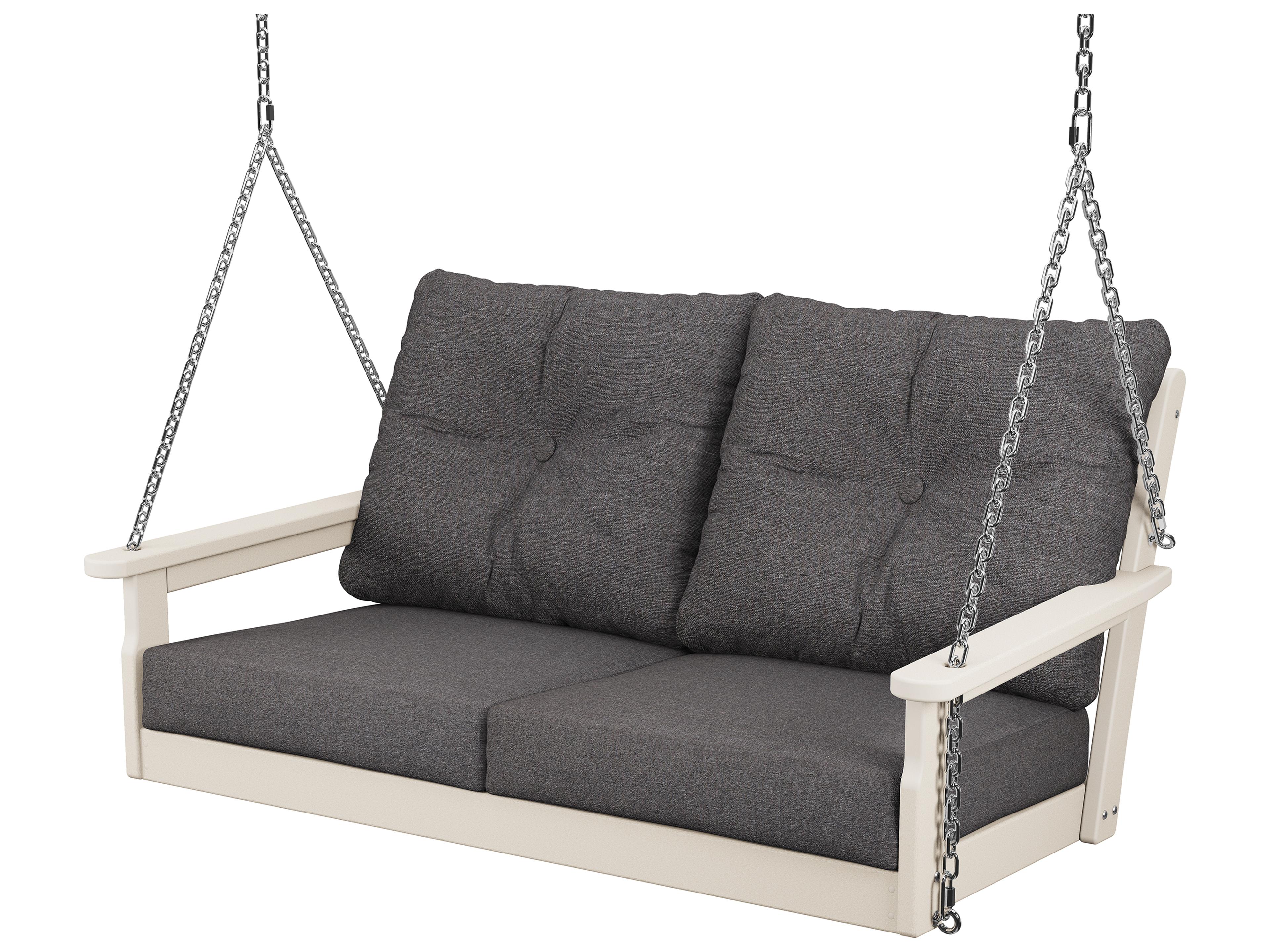 POLYWOOD® Vineyard Recycled Plastic Deep Seating Outdoor Swing