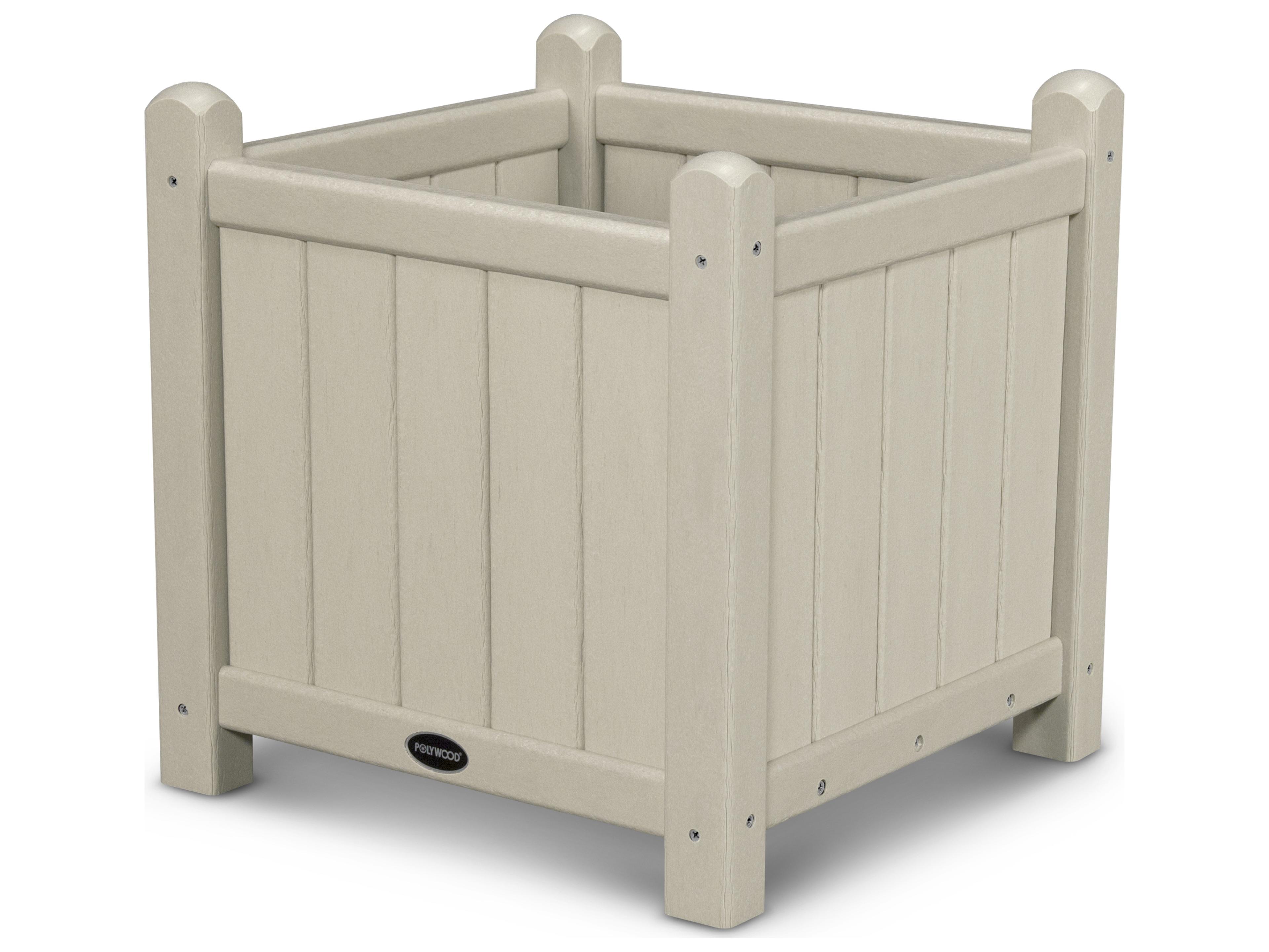 POLYWOOD® Traditional Garden Recycled Plastic 16 Planter