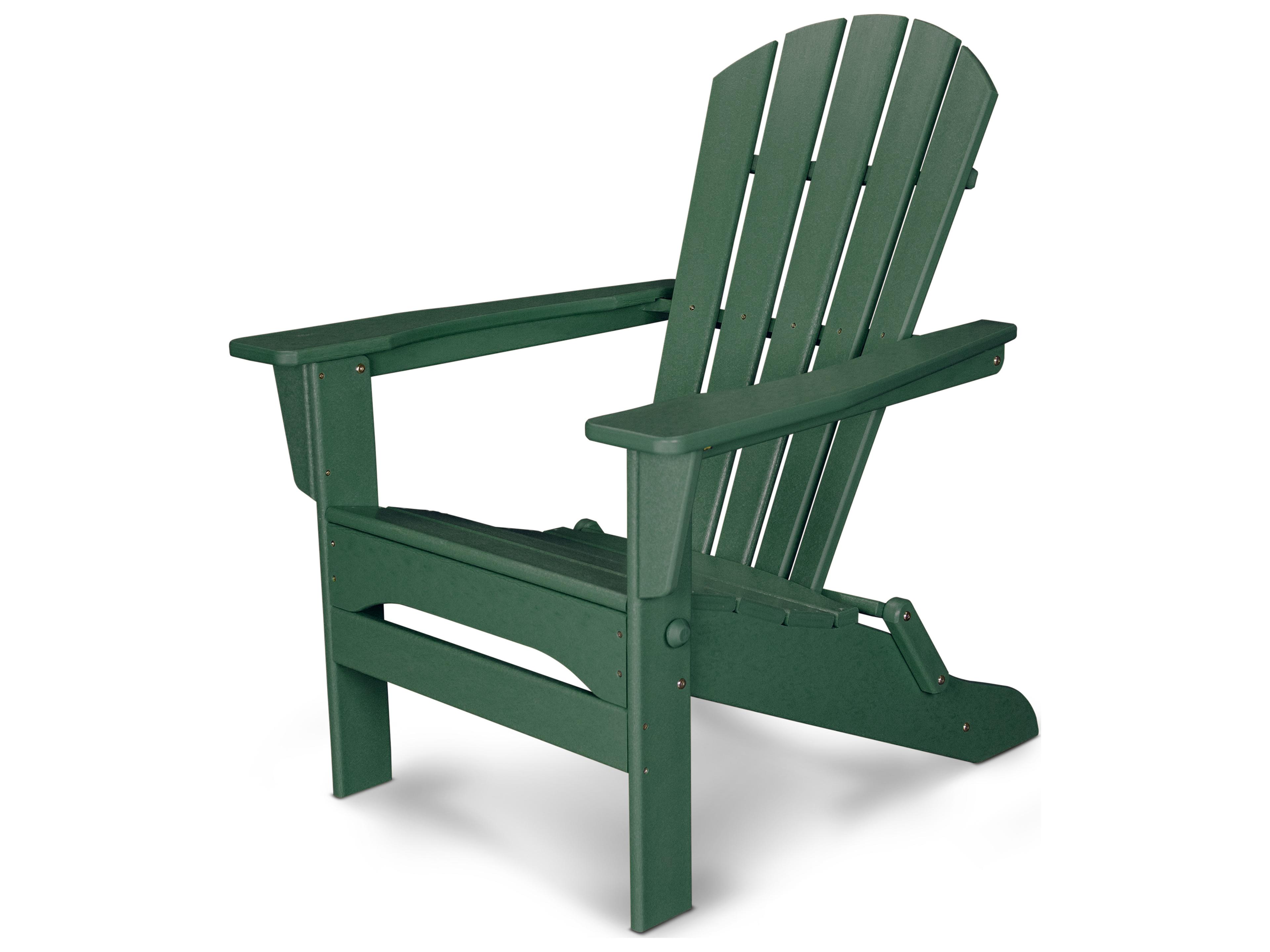 POLYWOOD® Palm Coast Recycled Plastic Outdoor Adirondack Chair