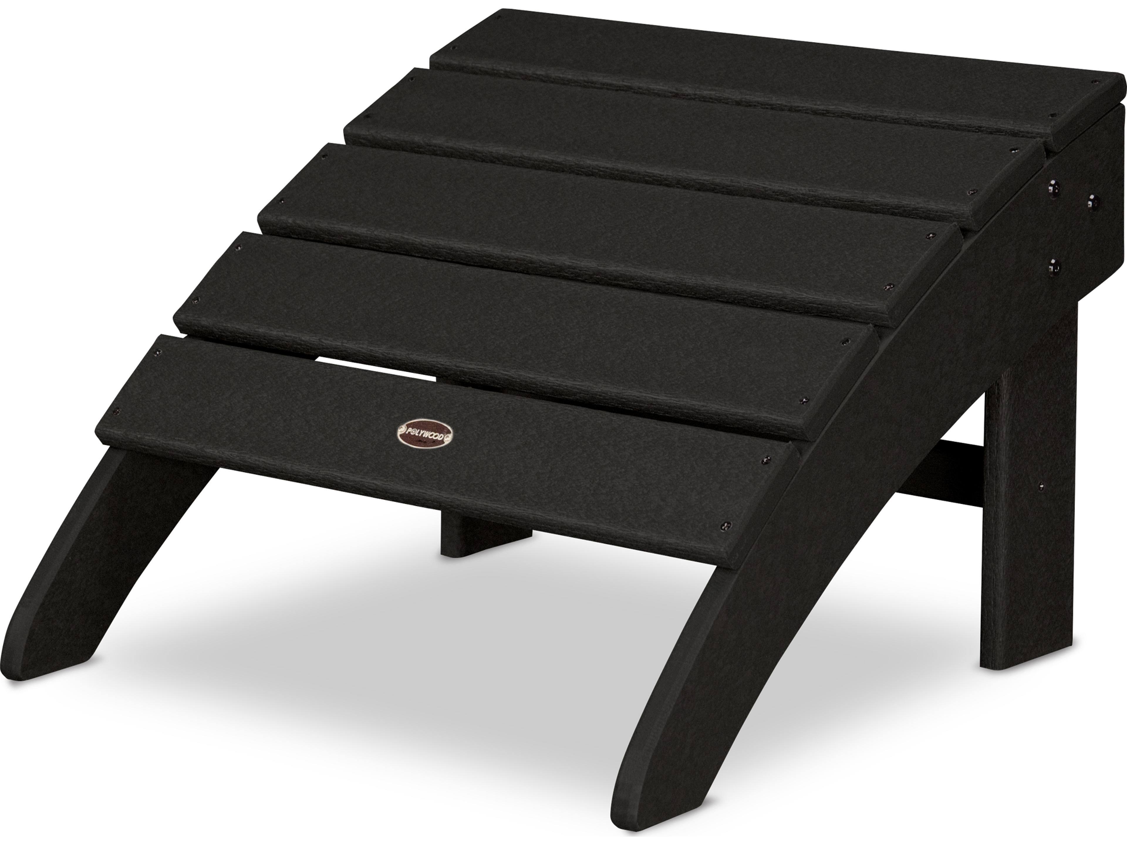 POLYWOOD® Palm Coast Recycled Plastic Outdoor Ottoman