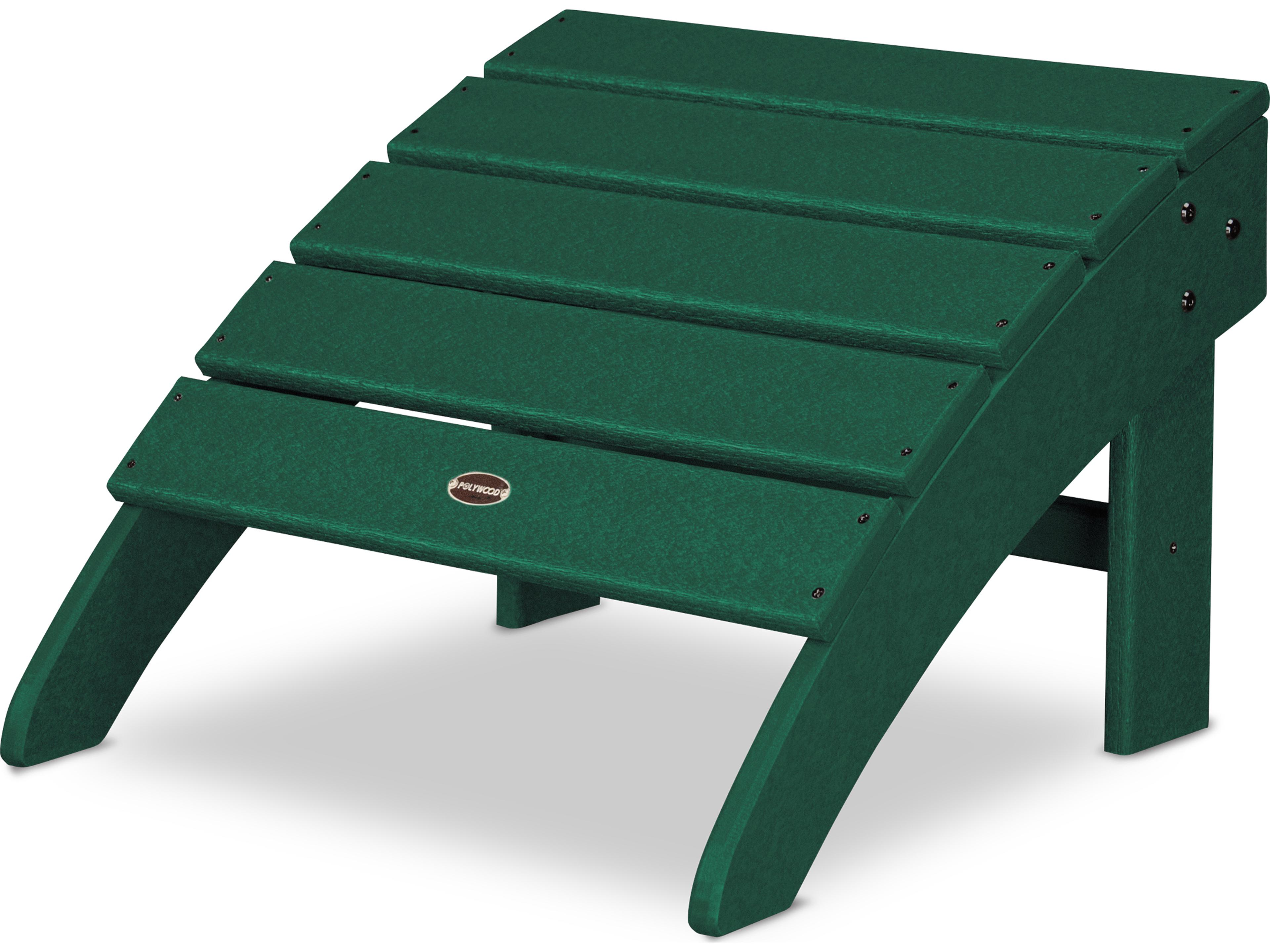 POLYWOOD® Palm Coast Recycled Plastic Outdoor Ottoman