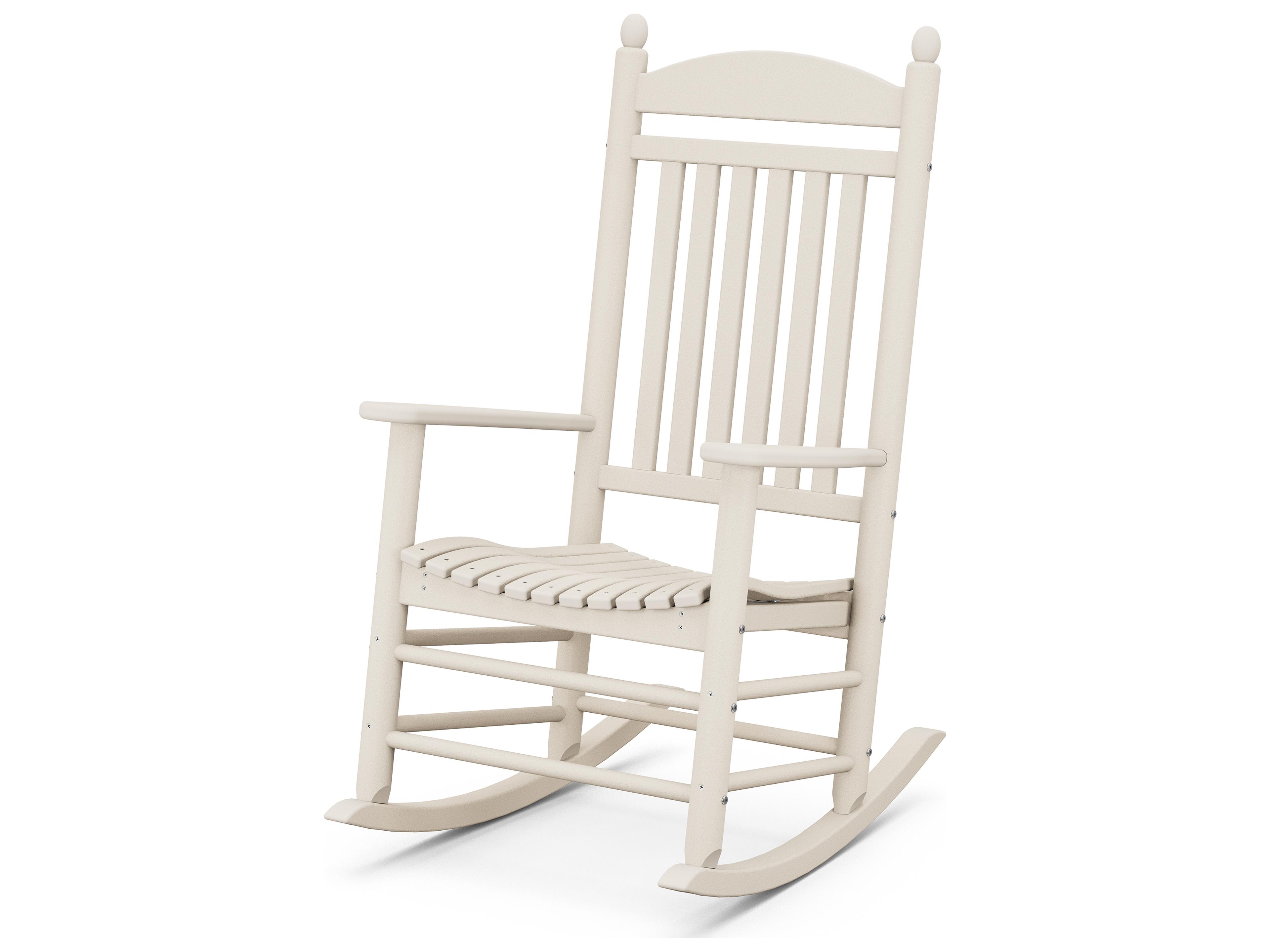POLYWOOD® Jefferson Recycled Plastic Rocker Patio Lounge Chair