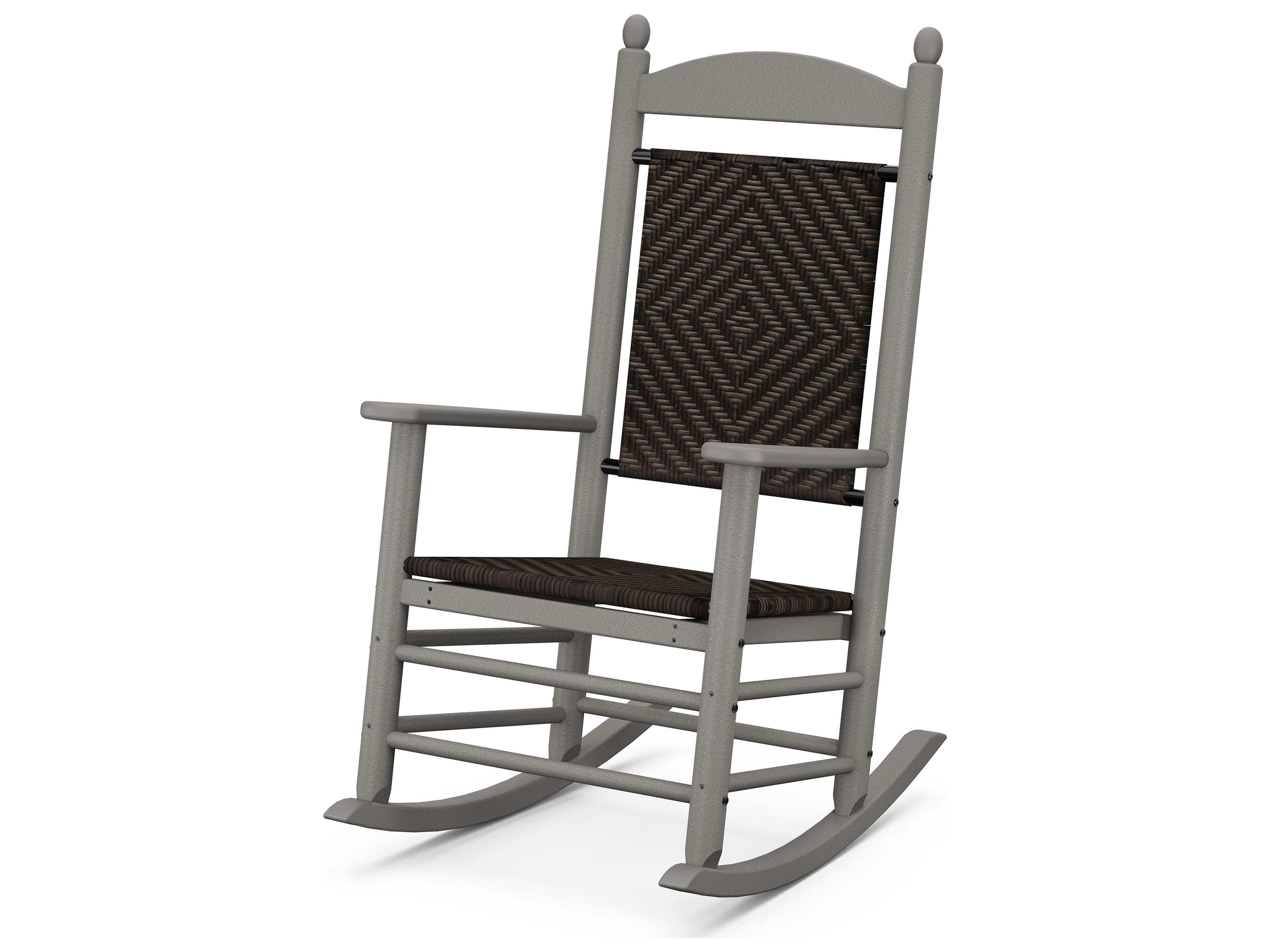 POLYWOOD® Jefferson Recycled Plastic Rocker Outdoor Lounge Chair