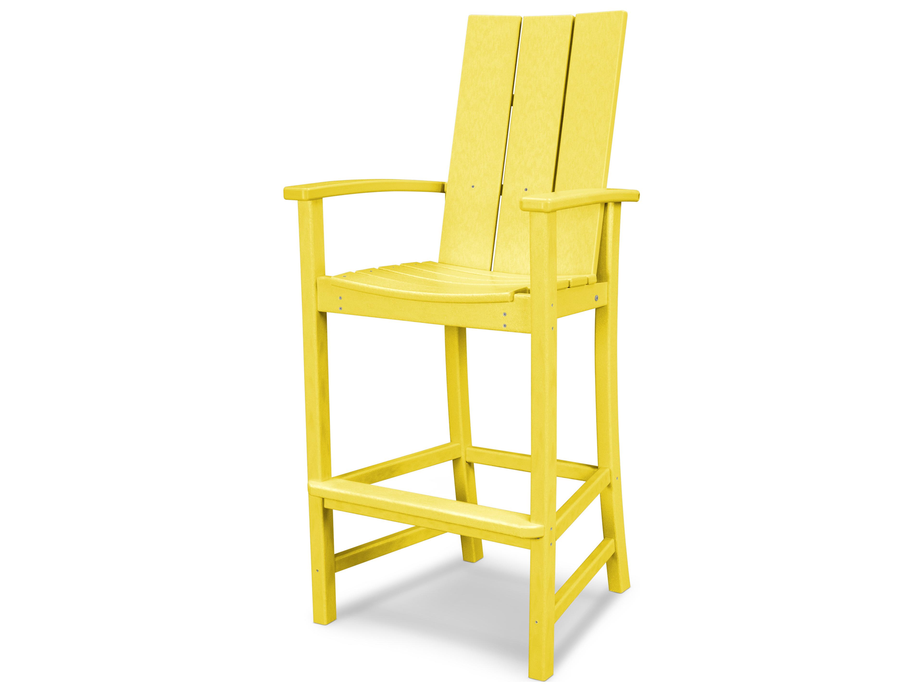 POLYWOOD® Modern Recycled Plastic Patio Bar Stool