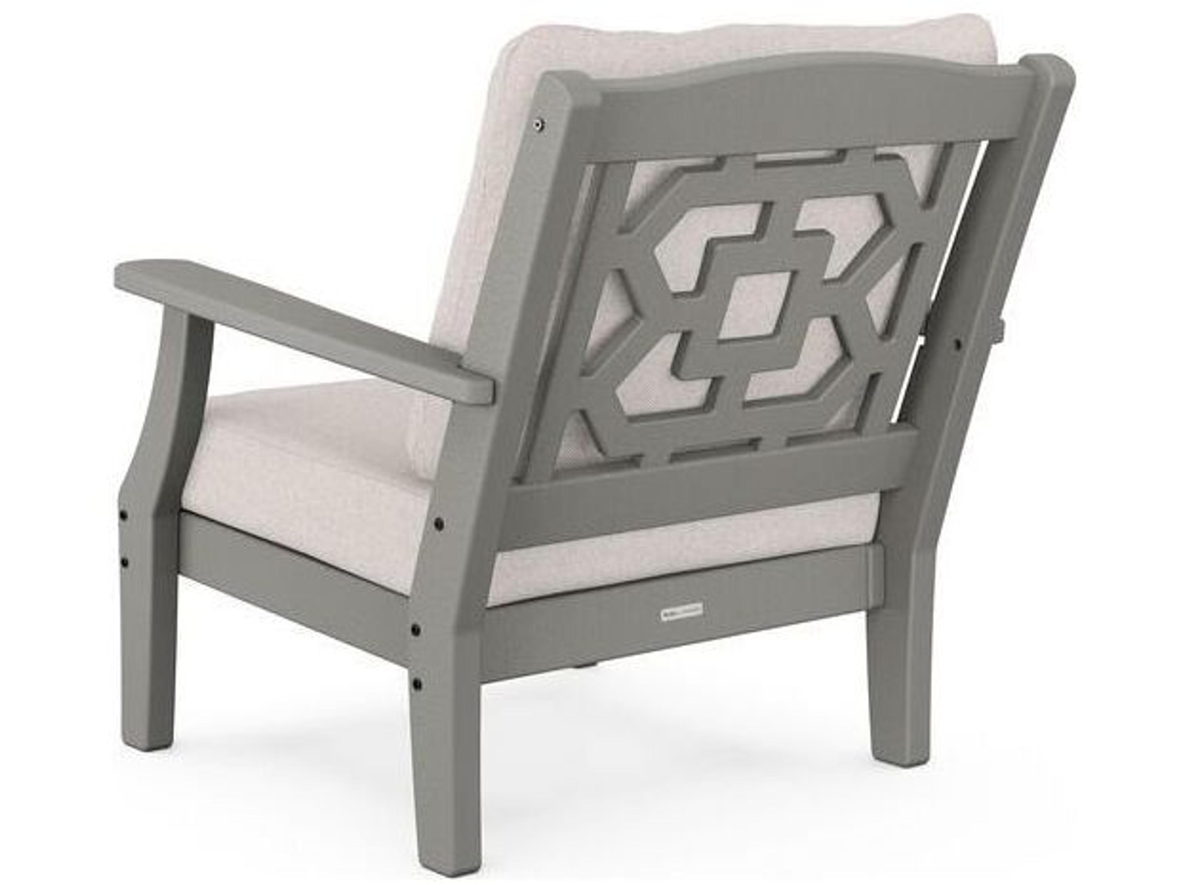 POLYWOOD® Martha Stewart by POLYWOOD® Chinoiserie Deep Seating Chair