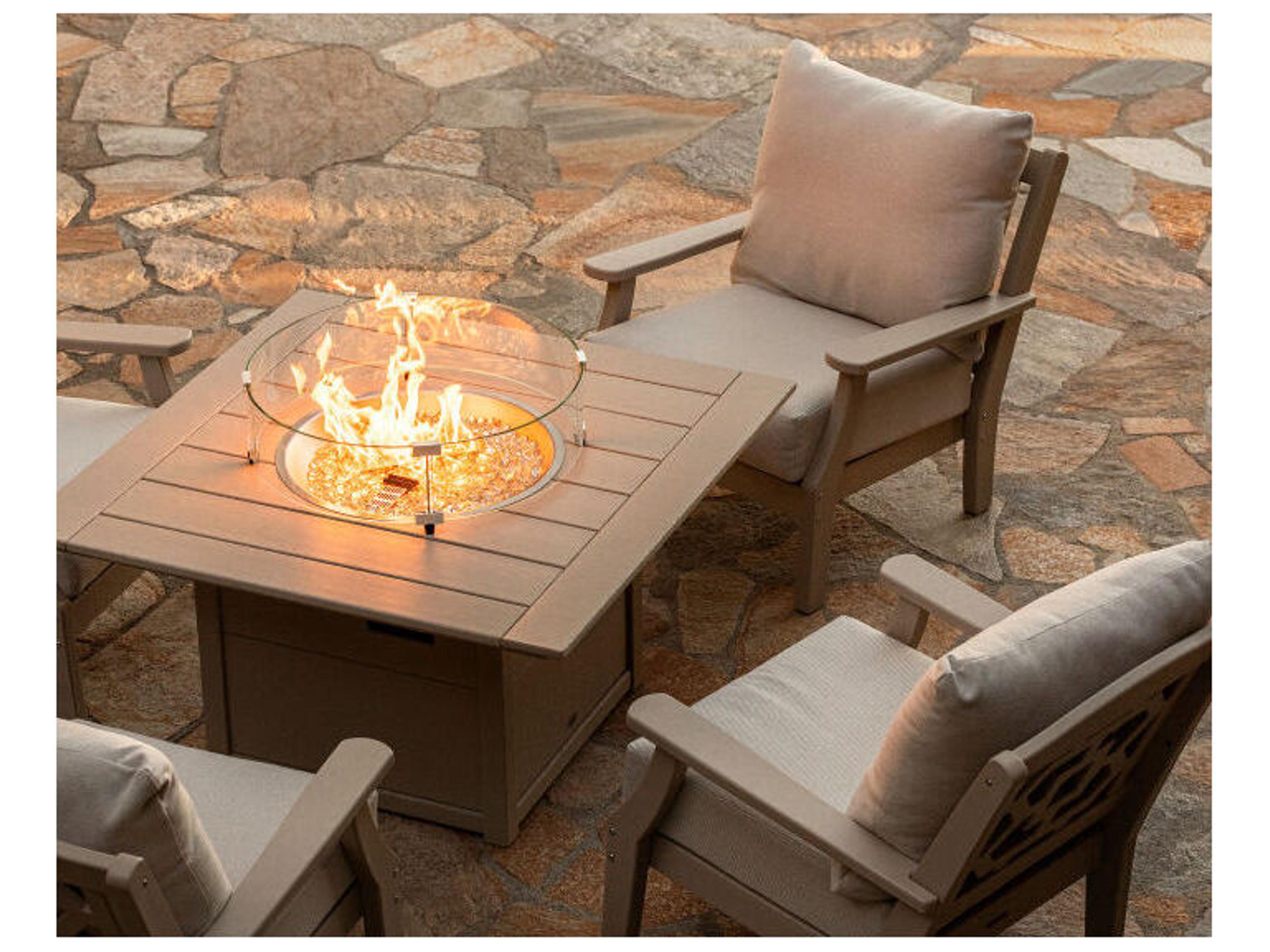 POLYWOOD® Martha Stewart by POLYWOOD® Chinoiserie Deep Seating Chair