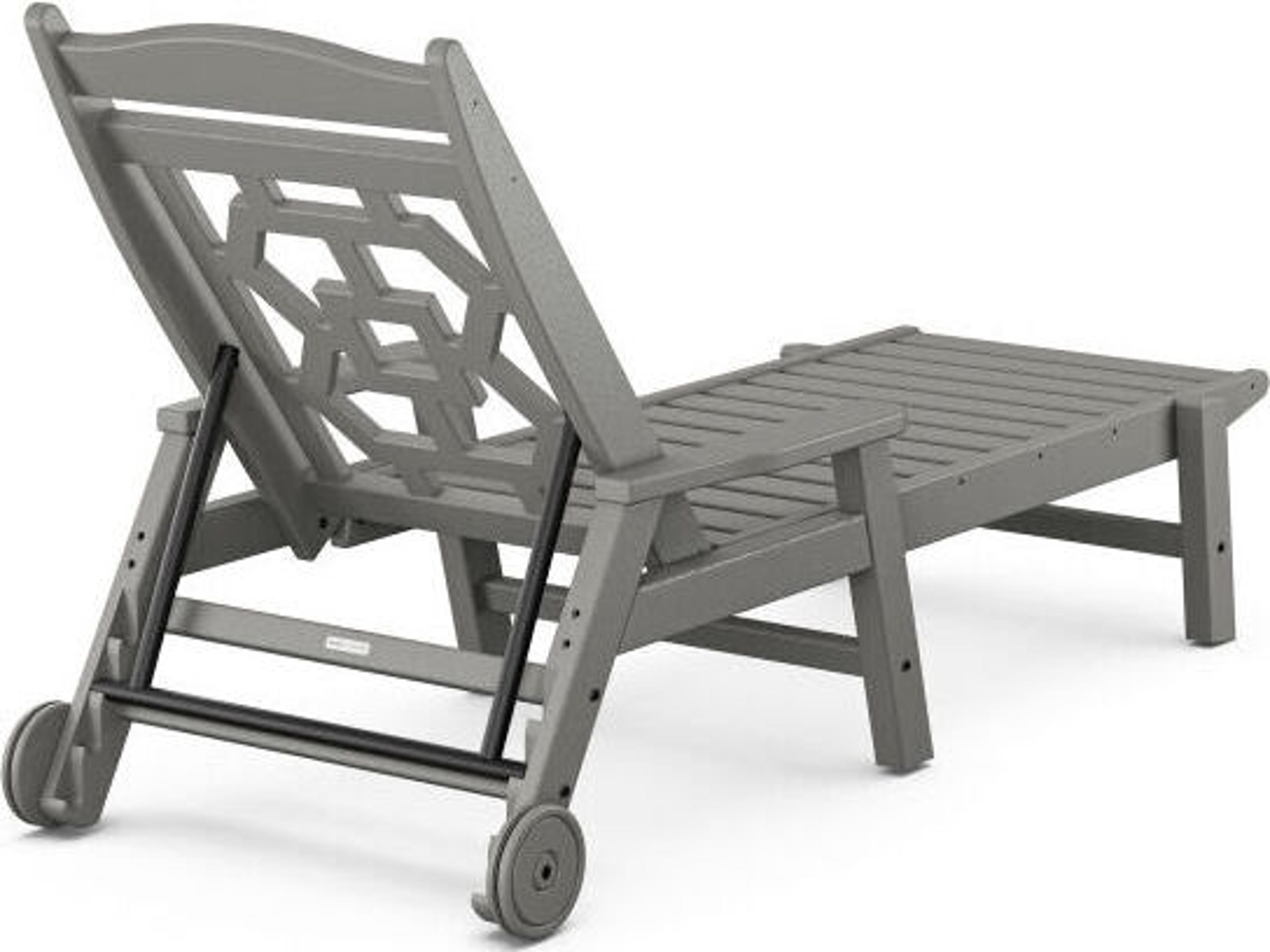 POLYWOOD® Martha Stewart by POLYWOOD® Chinoiserie Outdoor Chaise Lounge