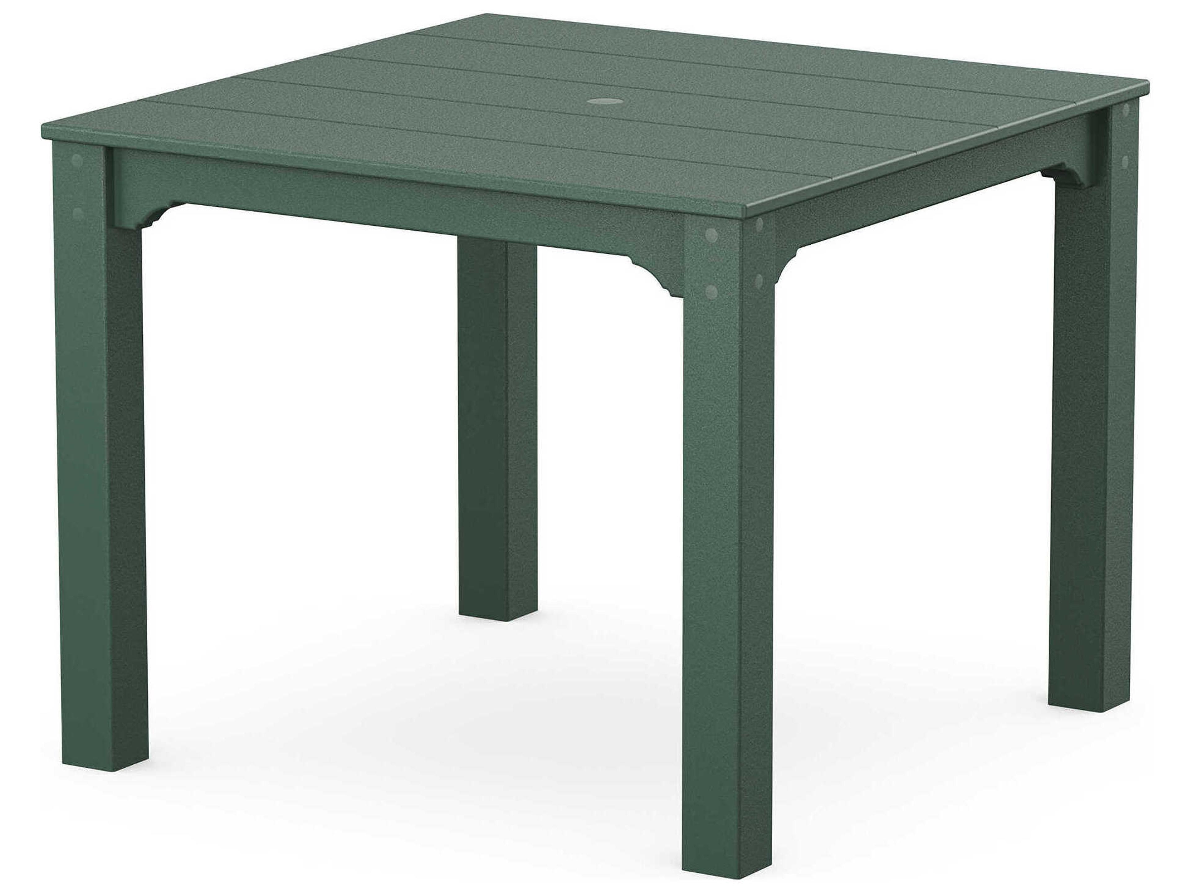 POLYWOOD® Martha Stewart Exclusive Chinoiserie Parsons Square Patio Dining Table