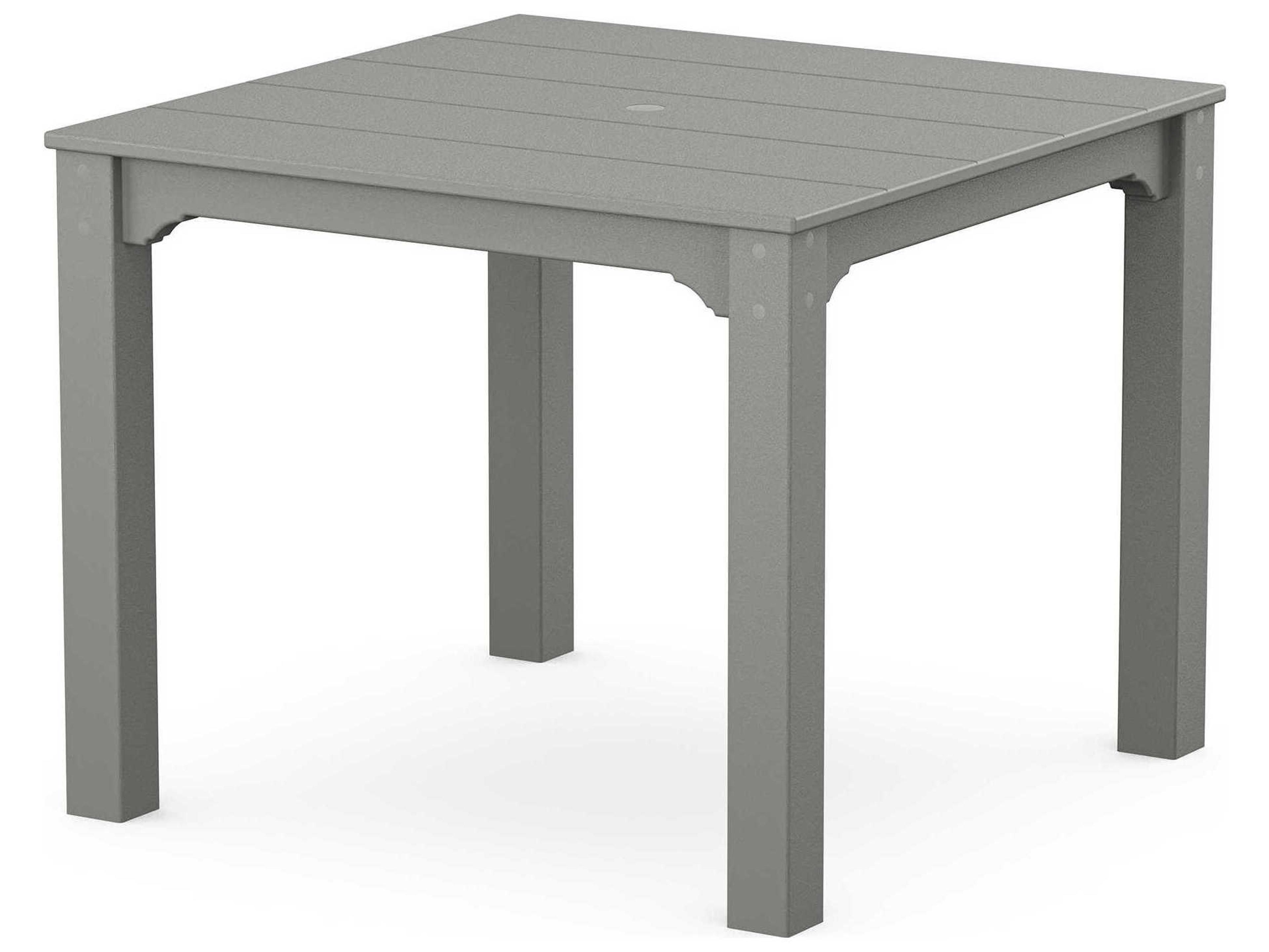POLYWOOD® Martha Stewart Exclusive Chinoiserie Parsons Square Patio Dining Table
