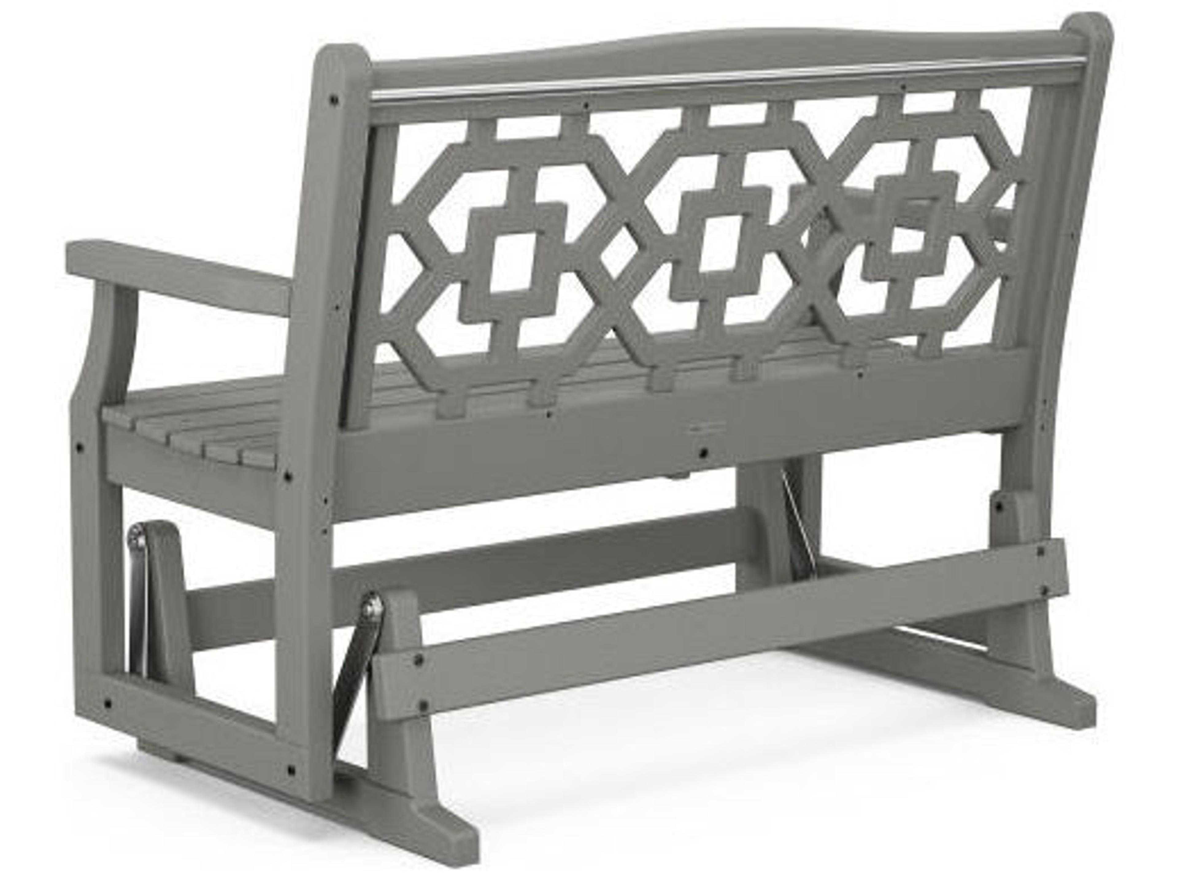 POLYWOOD® Martha Stewart by POLYWOOD® Chinoiserie 48” Glider