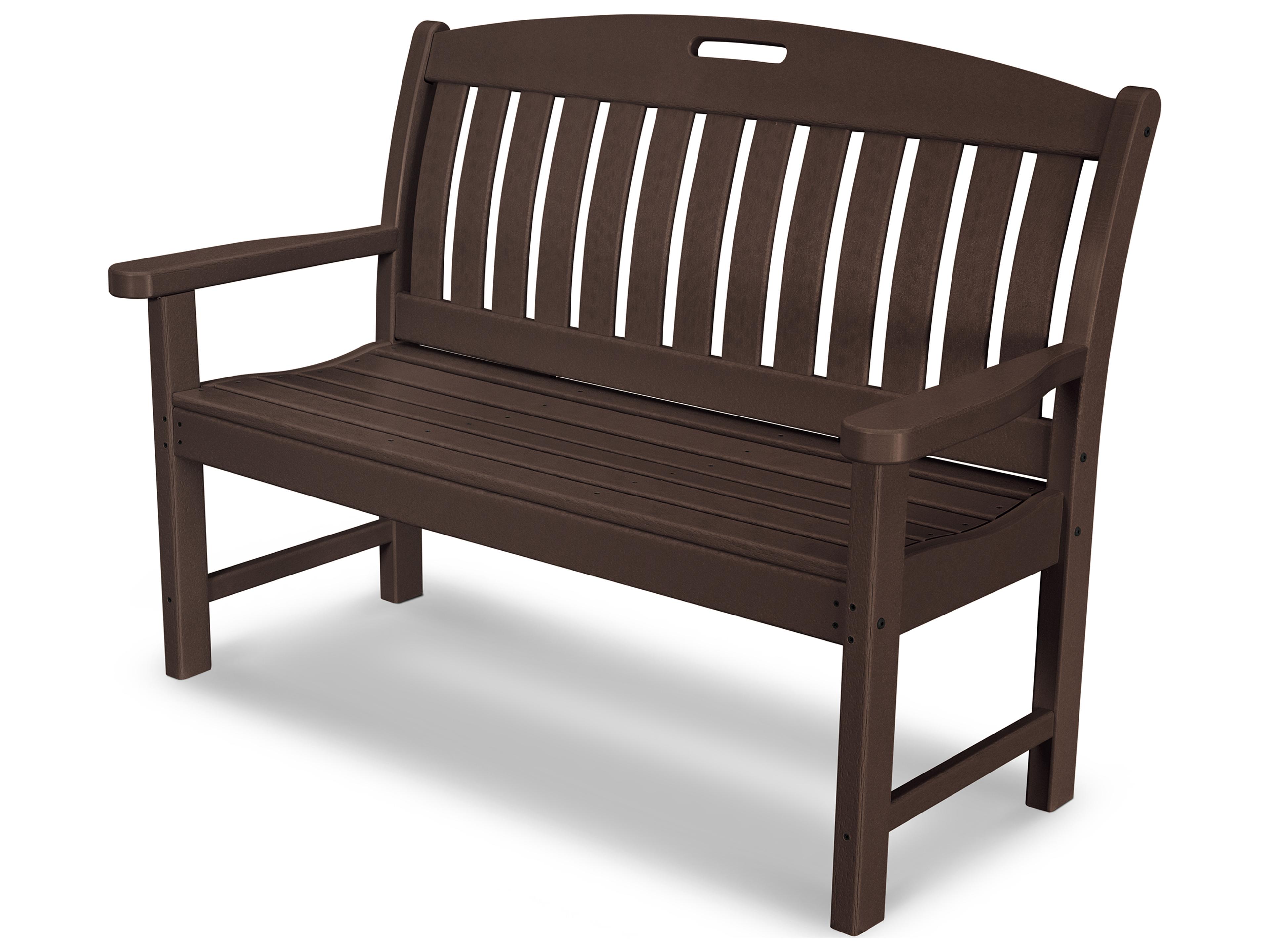 POLYWOOD® Nautical Recycled Plastic 48 Outdoor Patio Bench