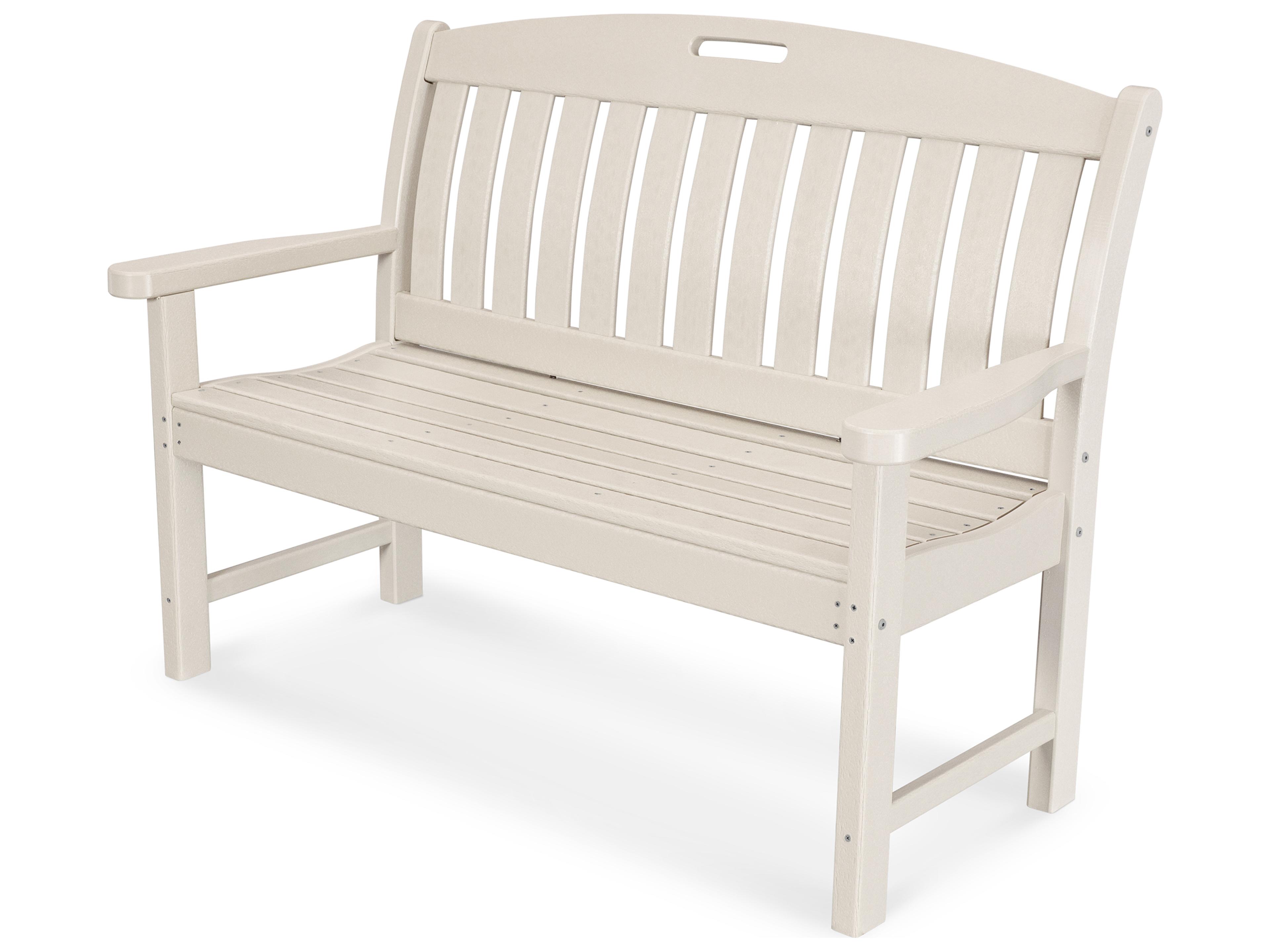 POLYWOOD® Nautical Recycled Plastic 48 Outdoor Patio Bench