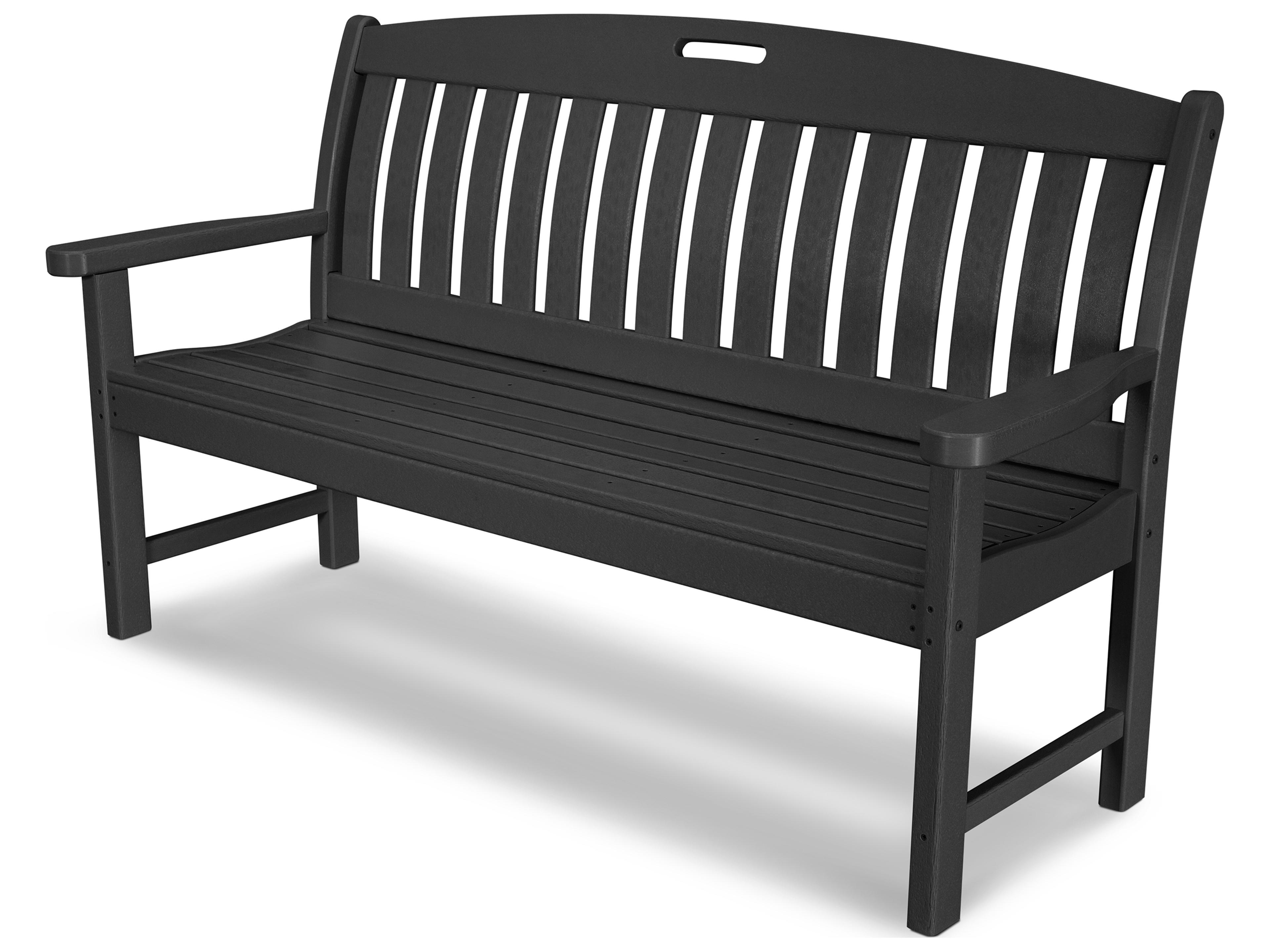POLYWOOD® Nautical Recycled Plastic 60 Patio Bench
