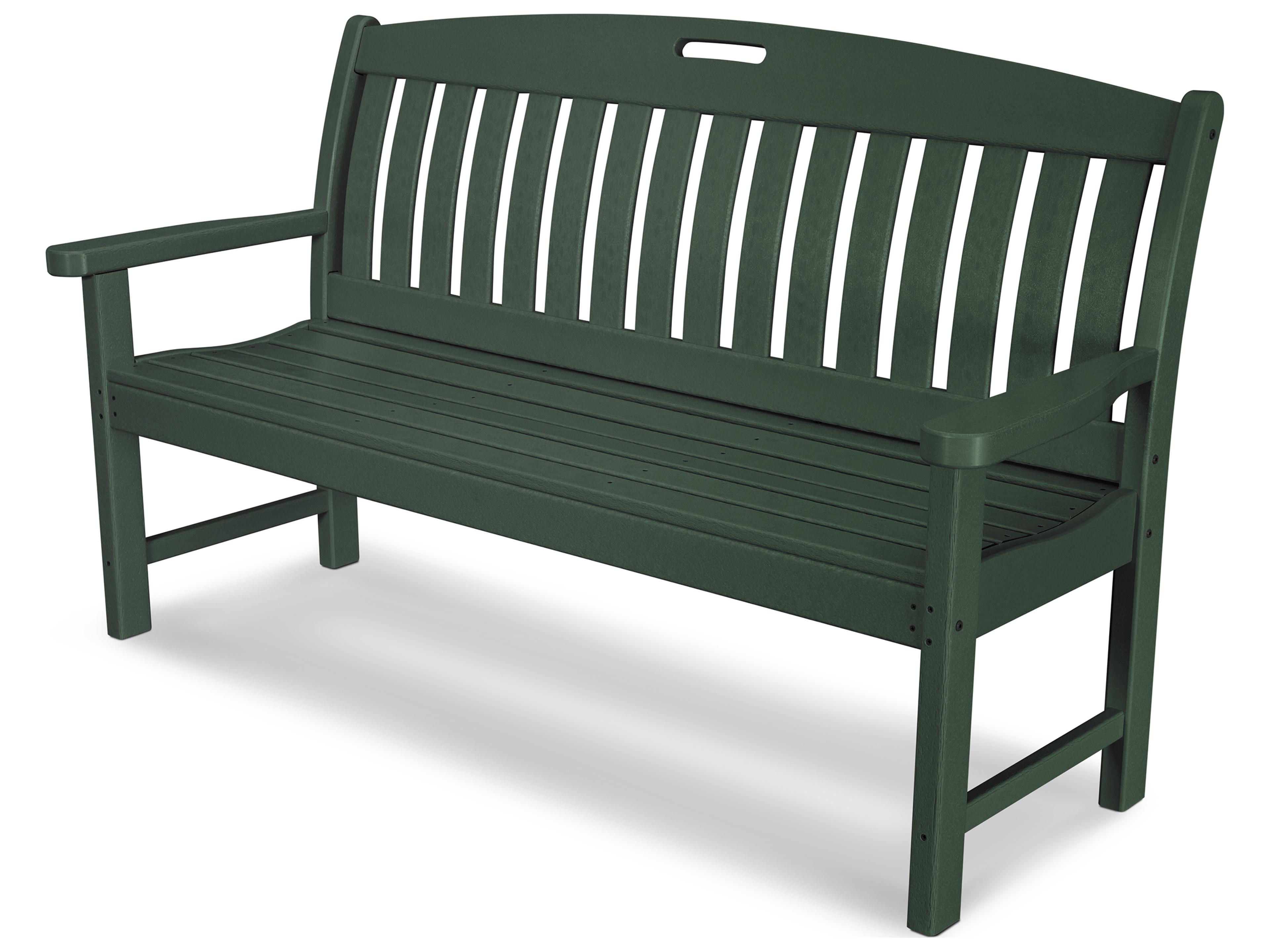 POLYWOOD® Nautical Recycled Plastic 60 Patio Bench