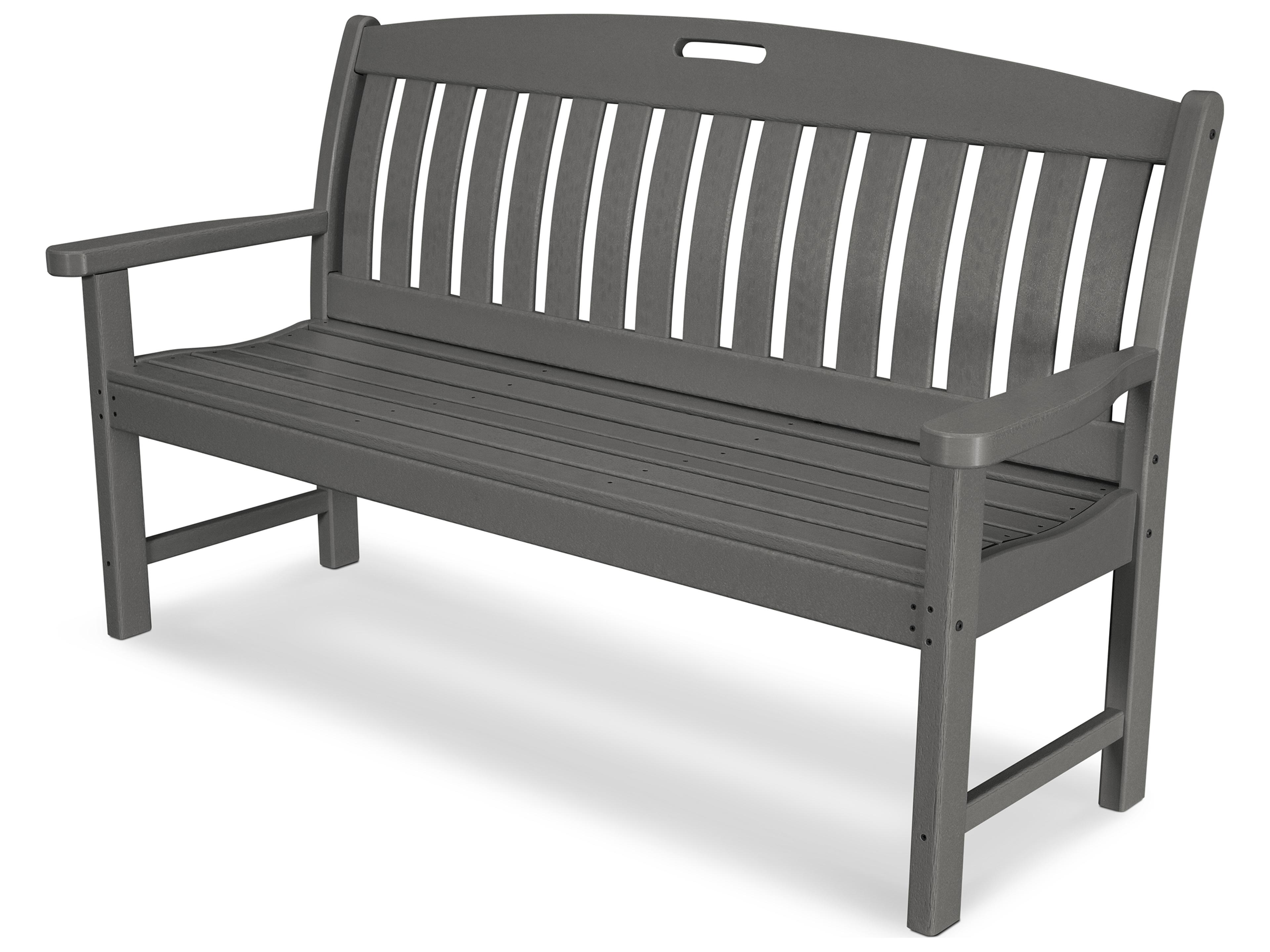 POLYWOOD® Nautical Recycled Plastic 60 Patio Bench