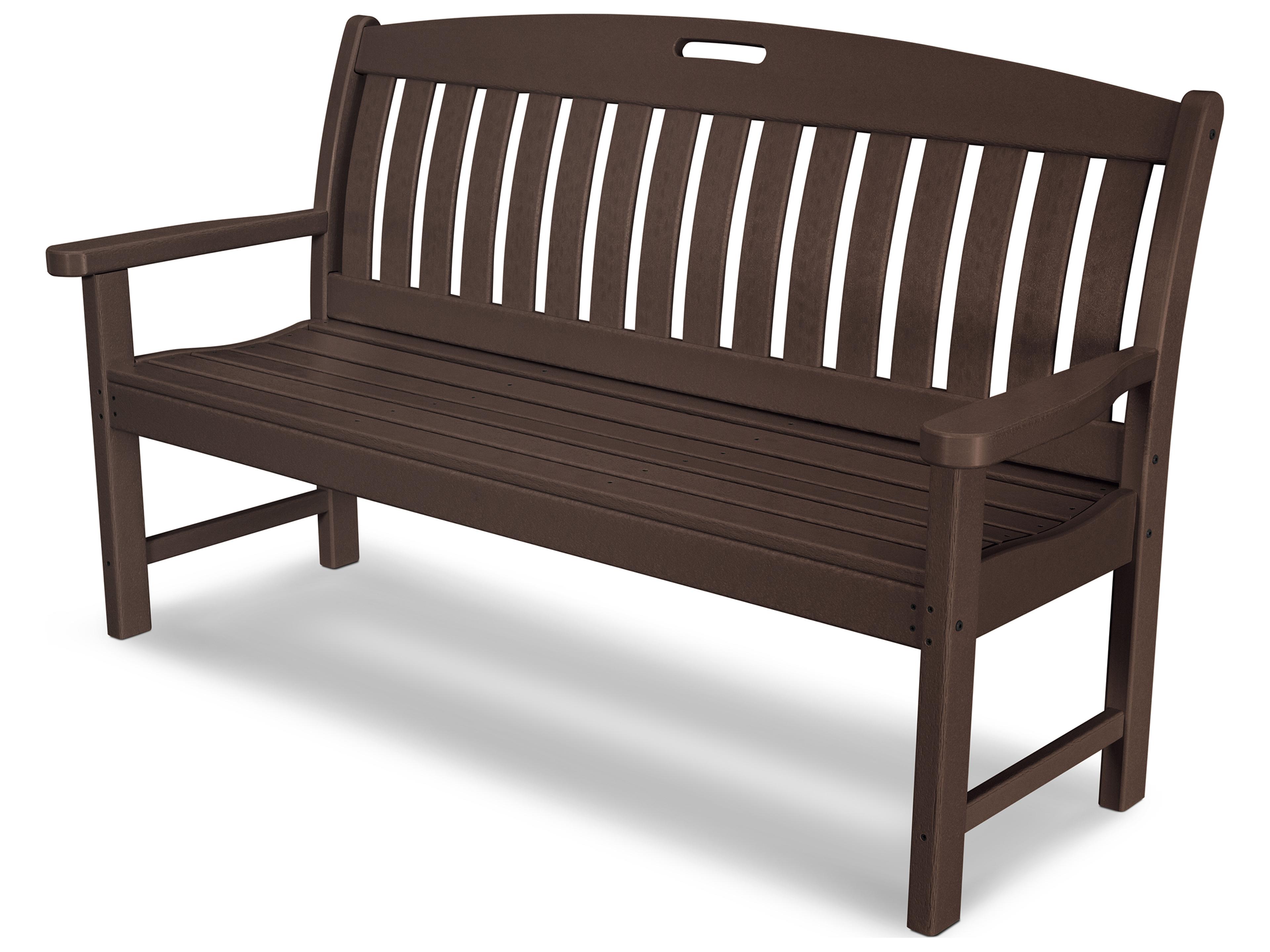 POLYWOOD® Nautical Recycled Plastic 60 Patio Bench